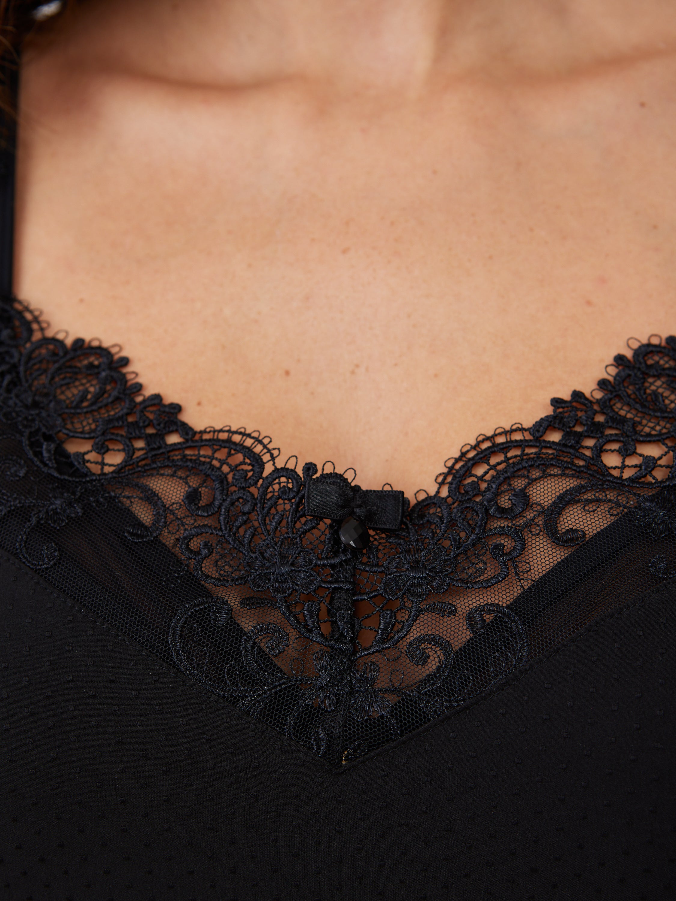 כותונת לילה MARTIN - שחור