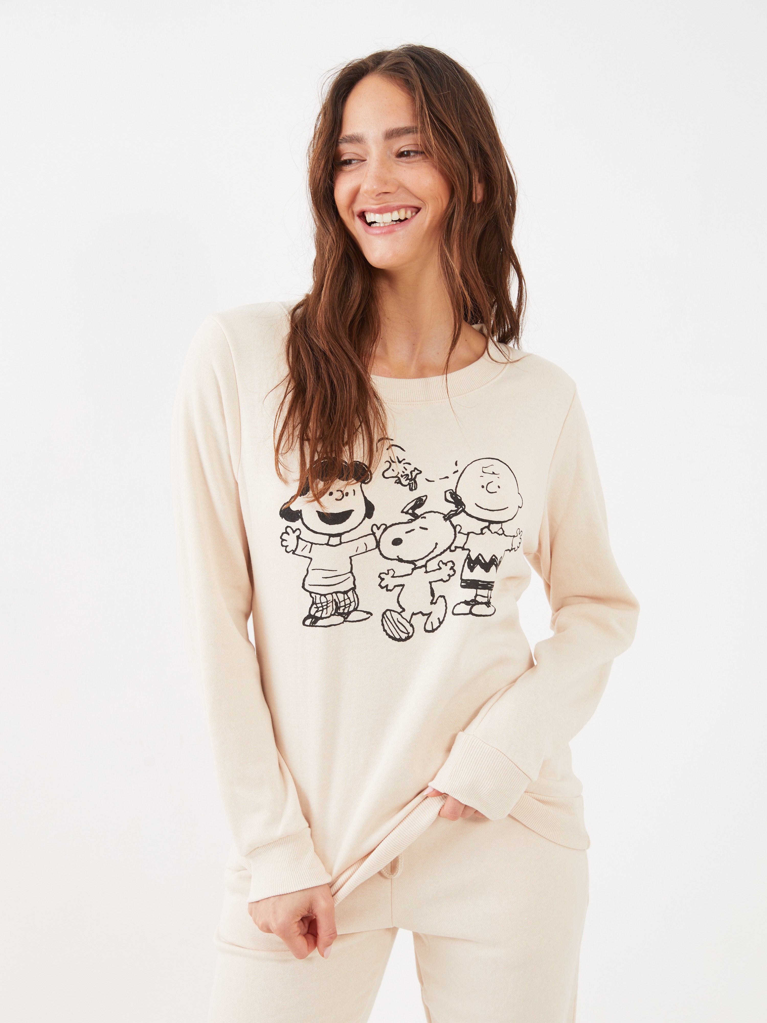 פיג'מת פוטר סנופי - בז'*