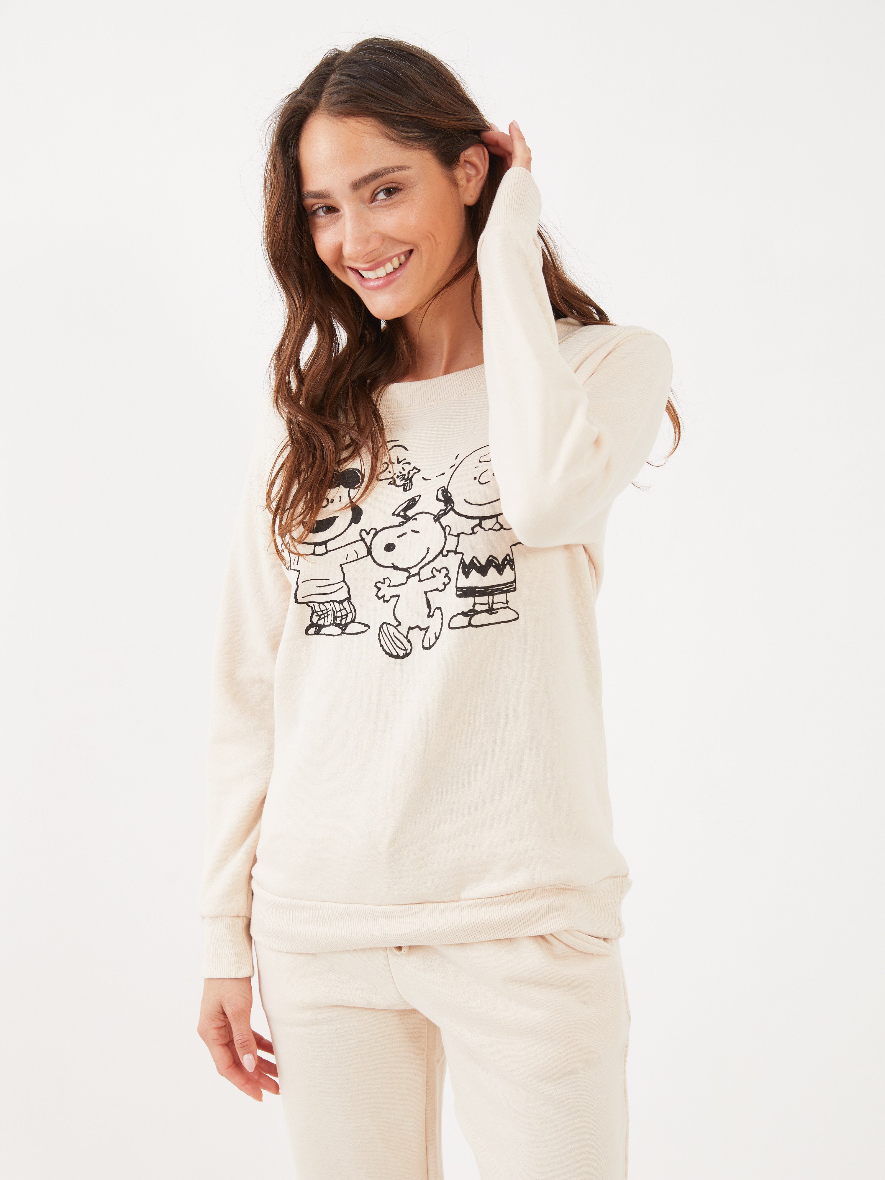 פיג'מת פוטר סנופי - בז'*