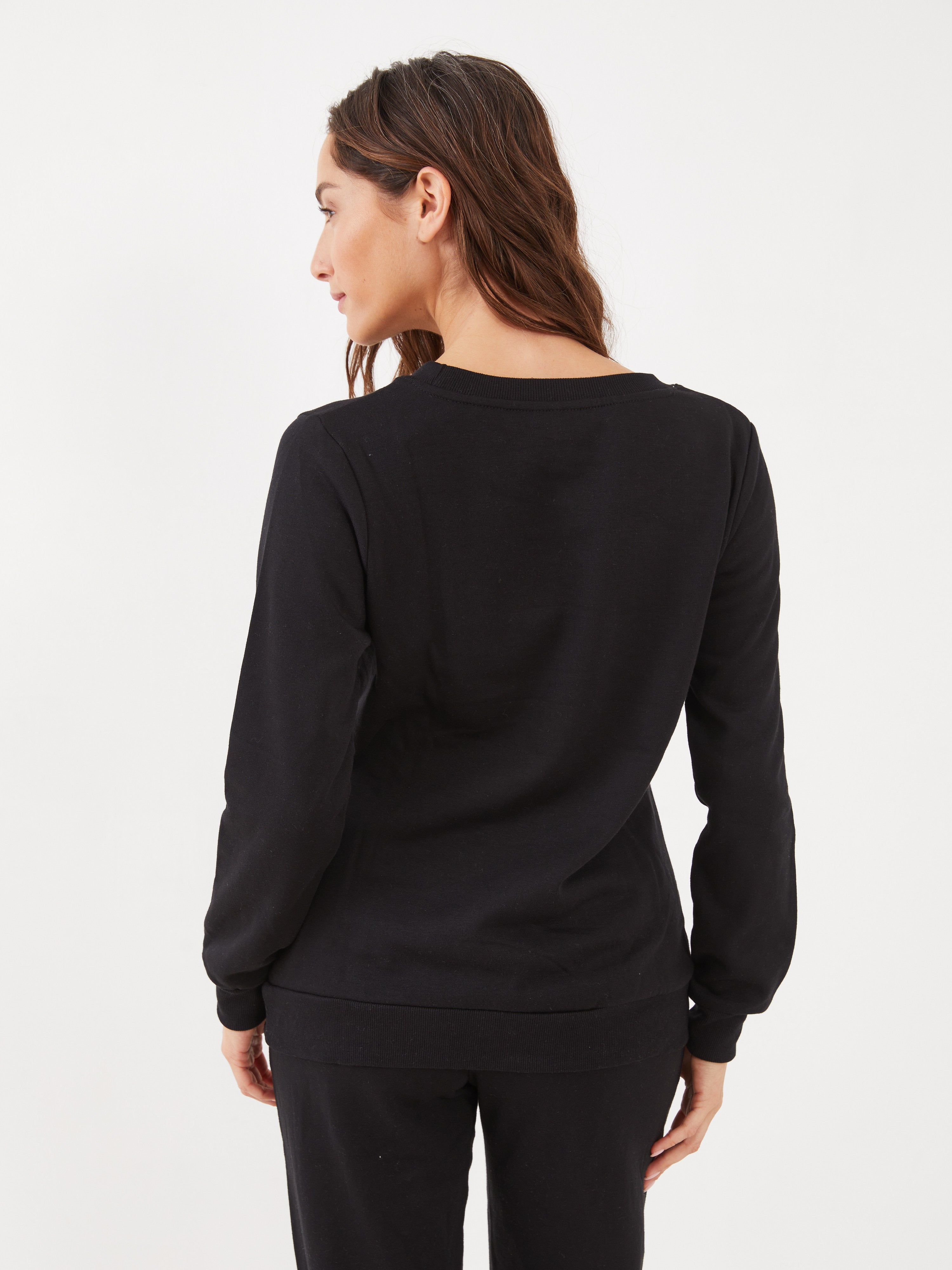 פיג'מת פוטר סנופי - שחור'*