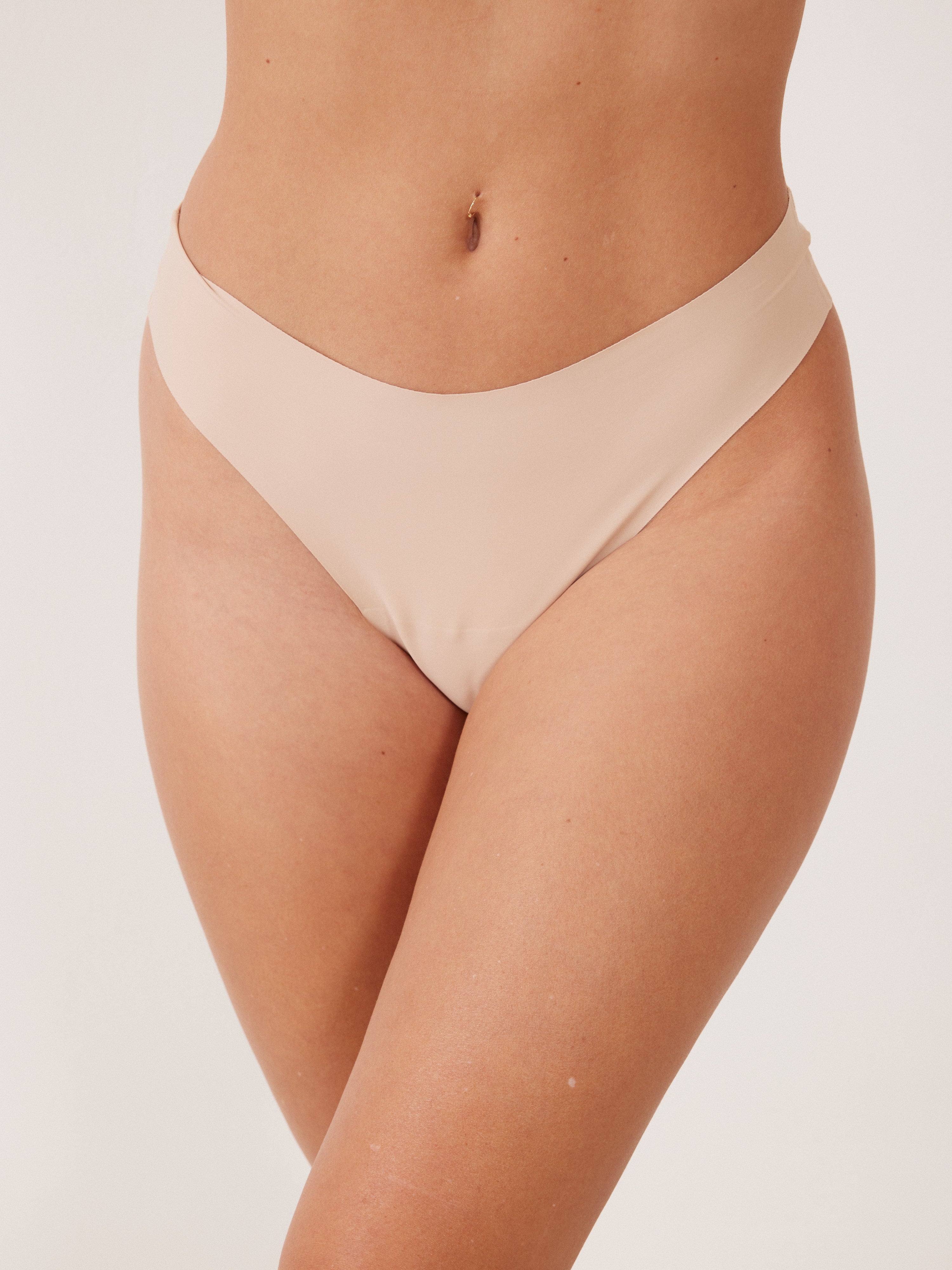 תחתון חוטיני CLEAN CUT בוניטה - שמפניה