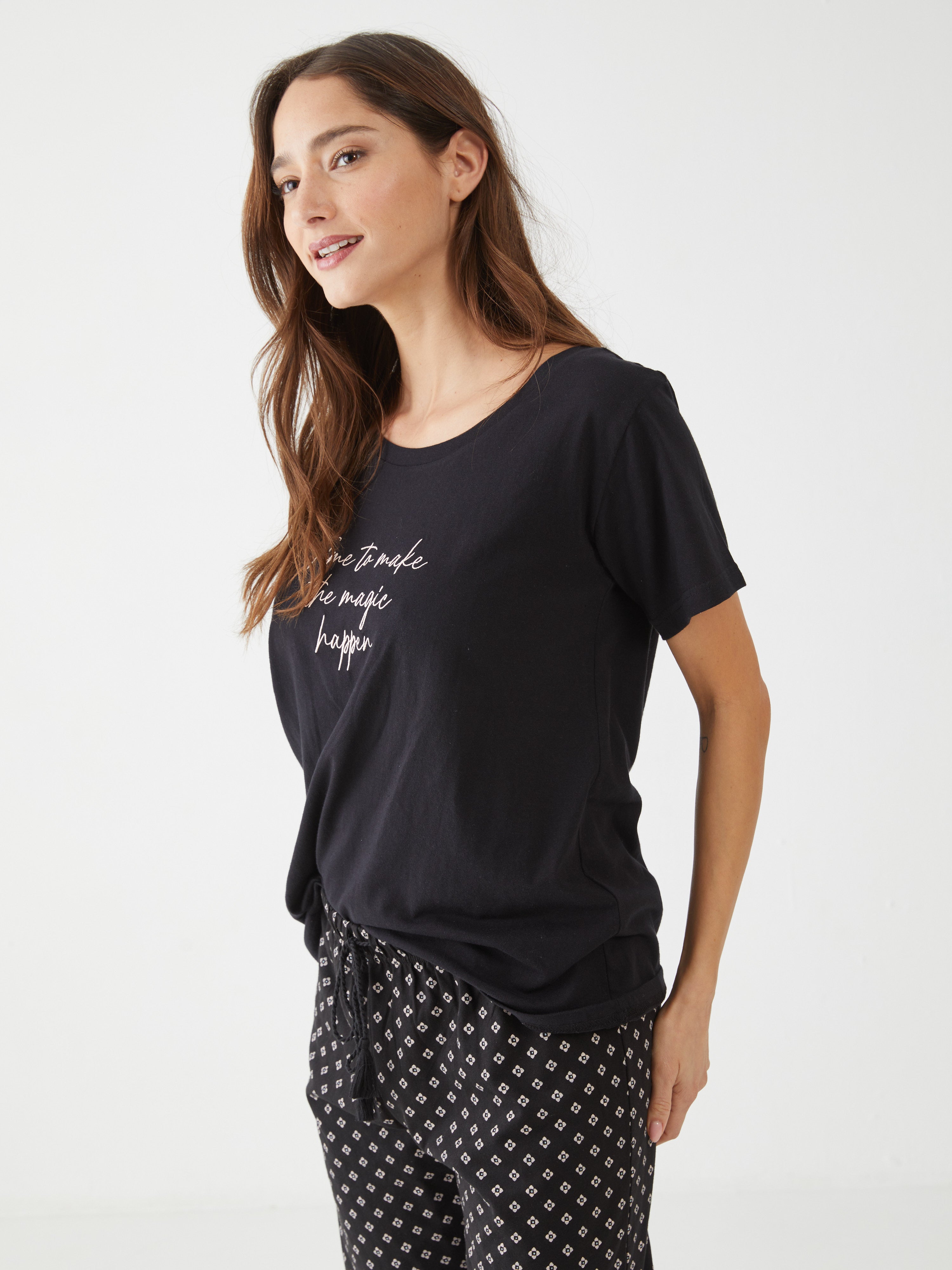 פיגמה מ.ארוך-פרחים - שחור