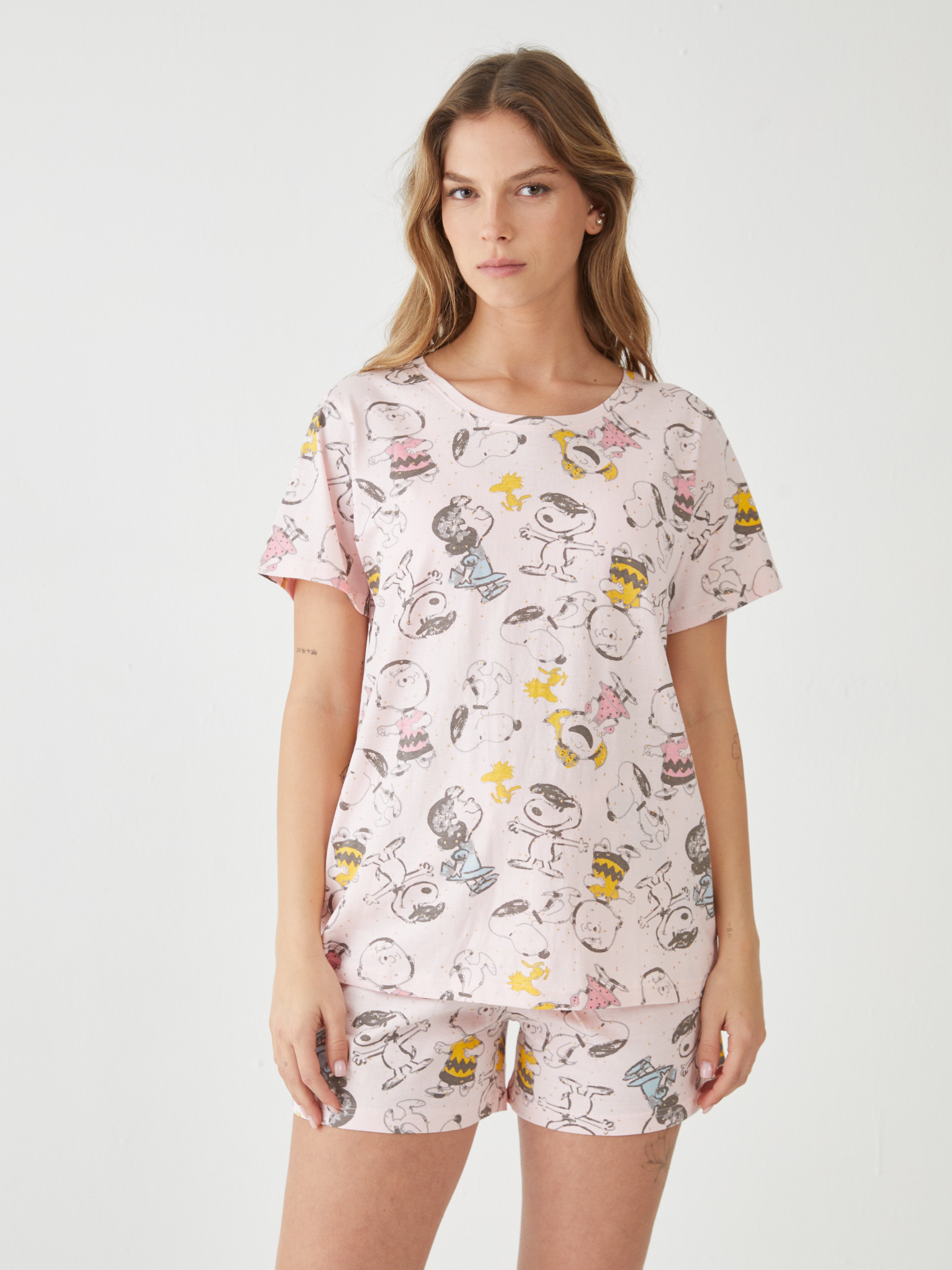 פיגמה כותנה מ.קצר-סנופי וחברים - ורוד