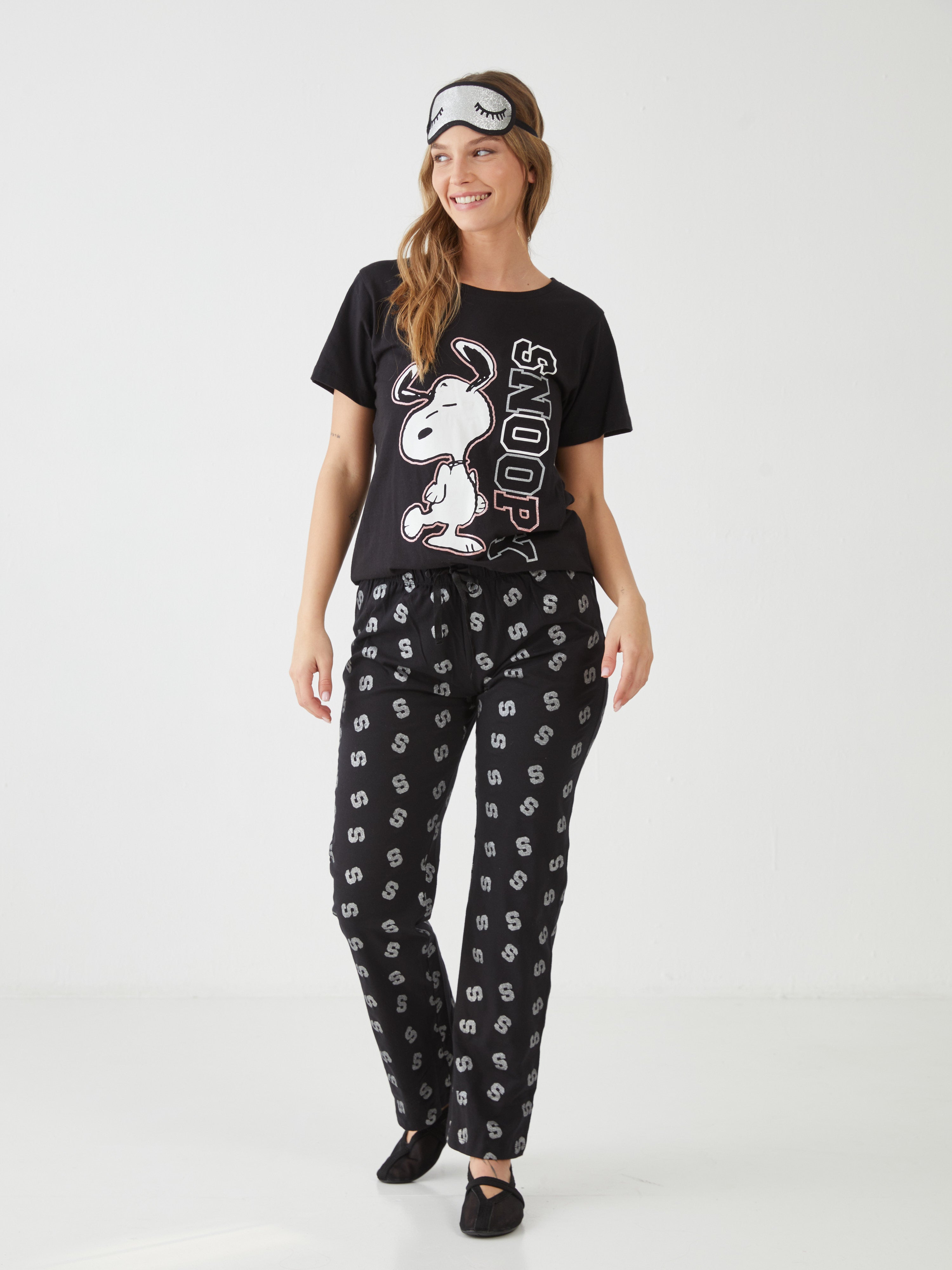 פיגמה כותנה מ.ארוך- סנופי - שחור