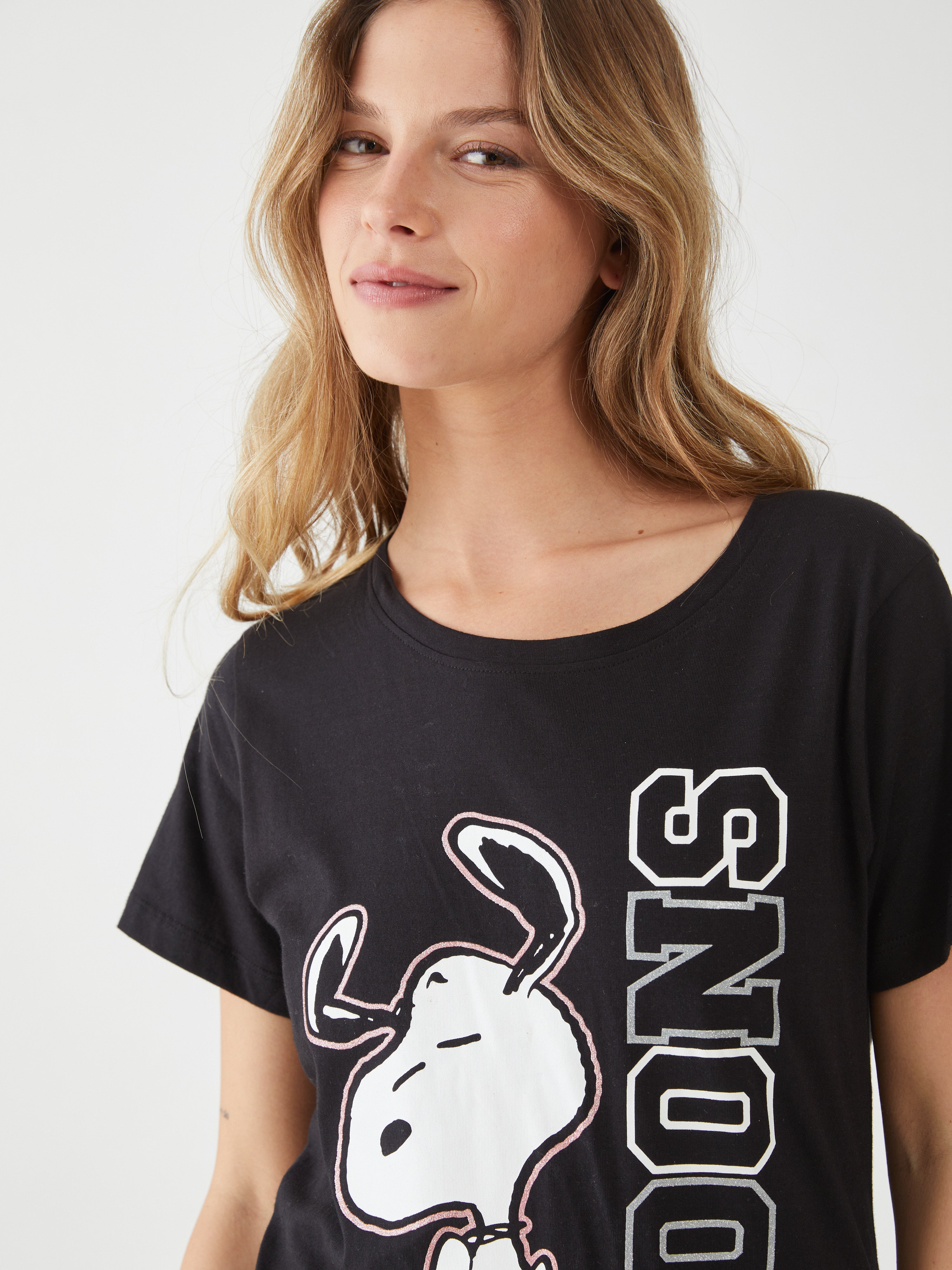 פיגמה כותנה מ.ארוך- סנופי - שחור