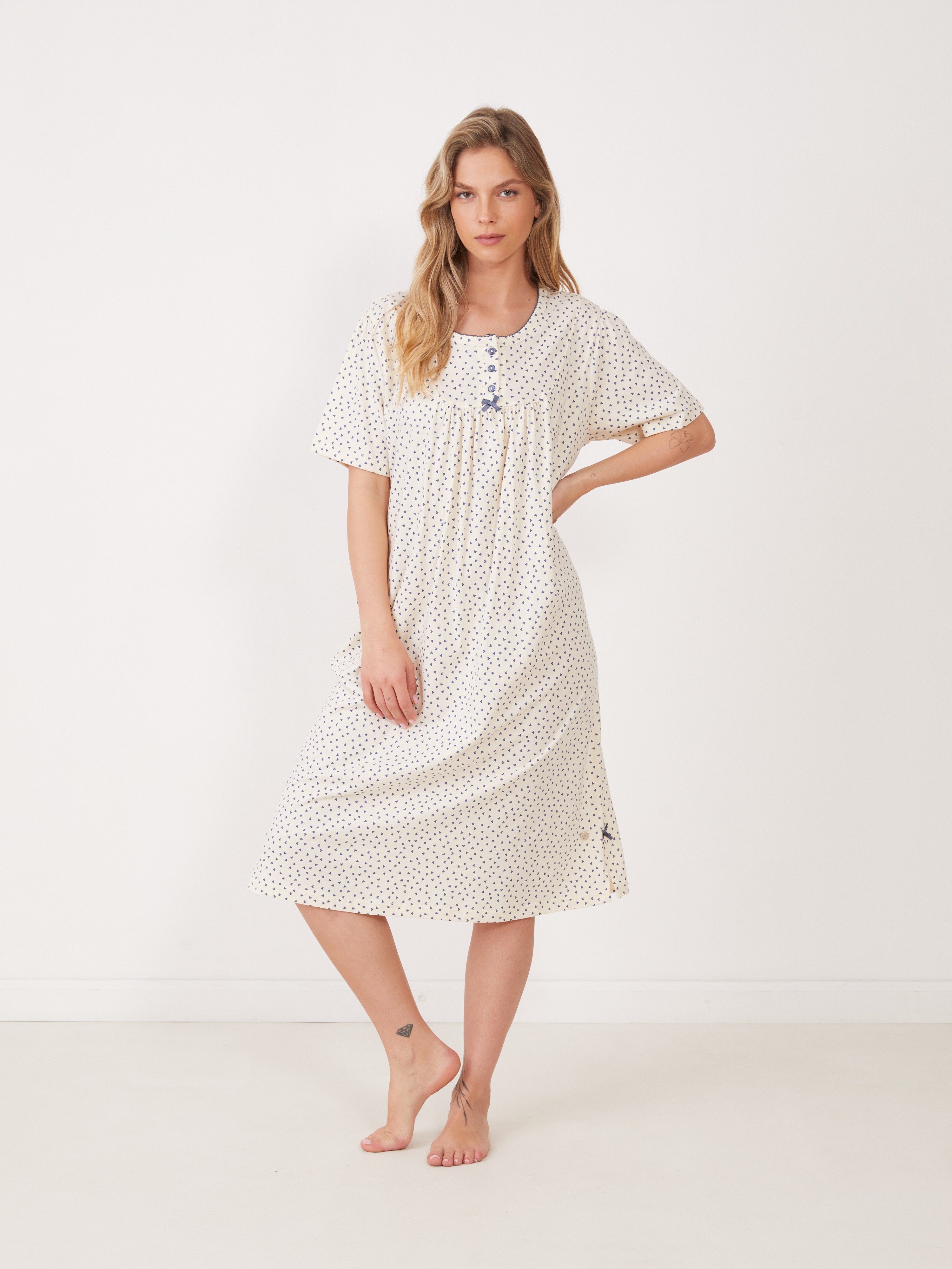 טהבד כותונת לבבות - שמנת