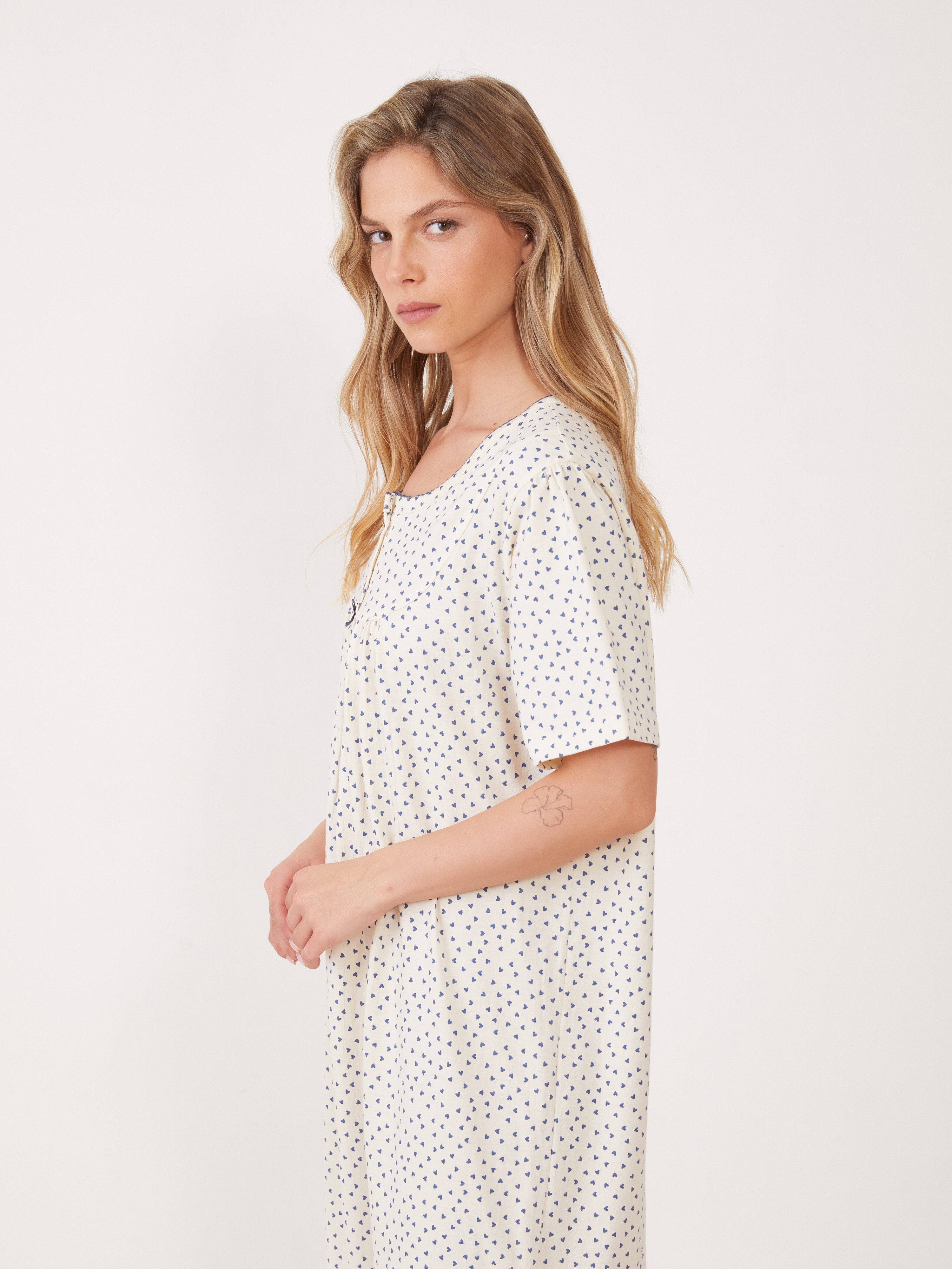 טהבד כותונת לבבות - שמנת