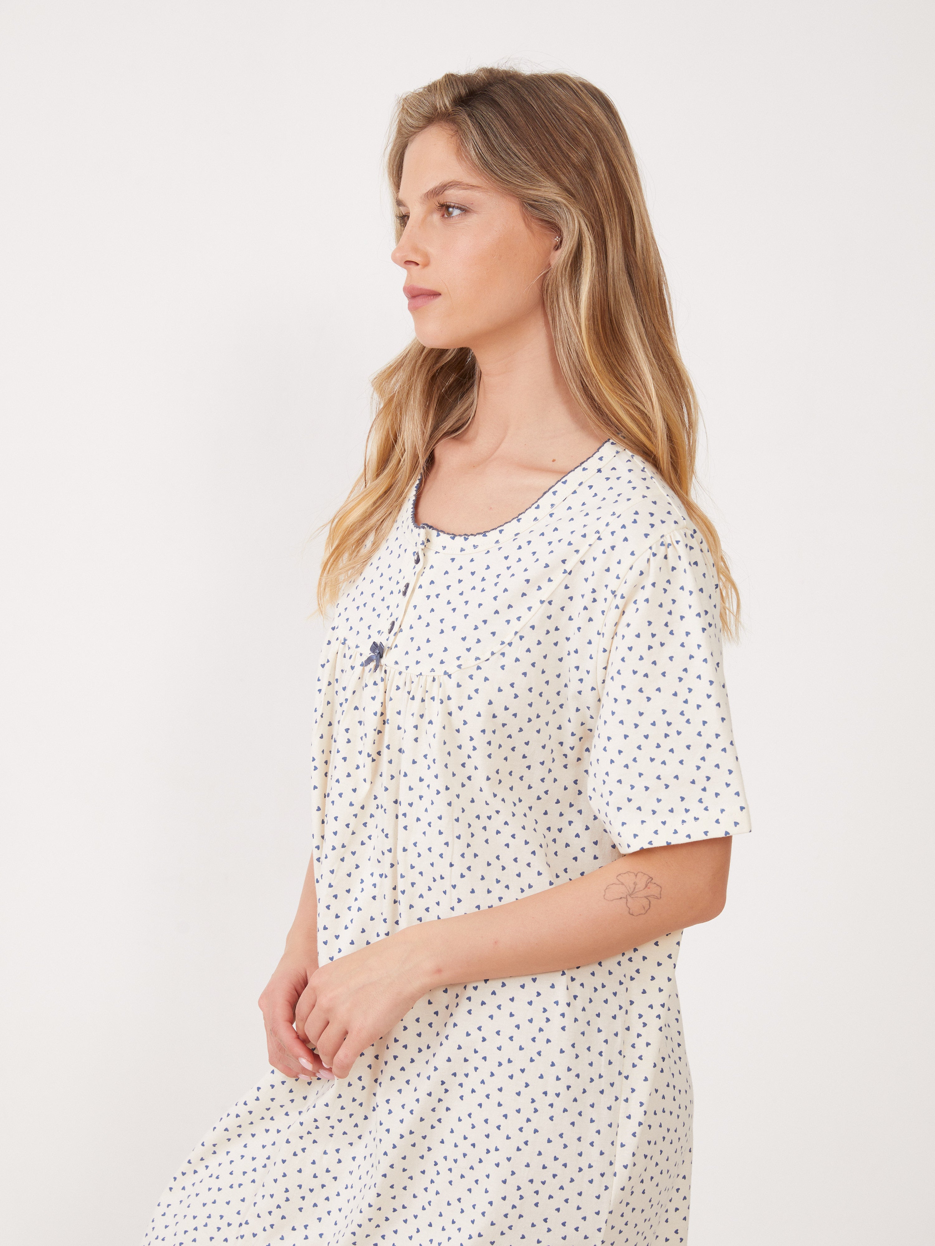 טהבד כותונת לבבות - שמנת