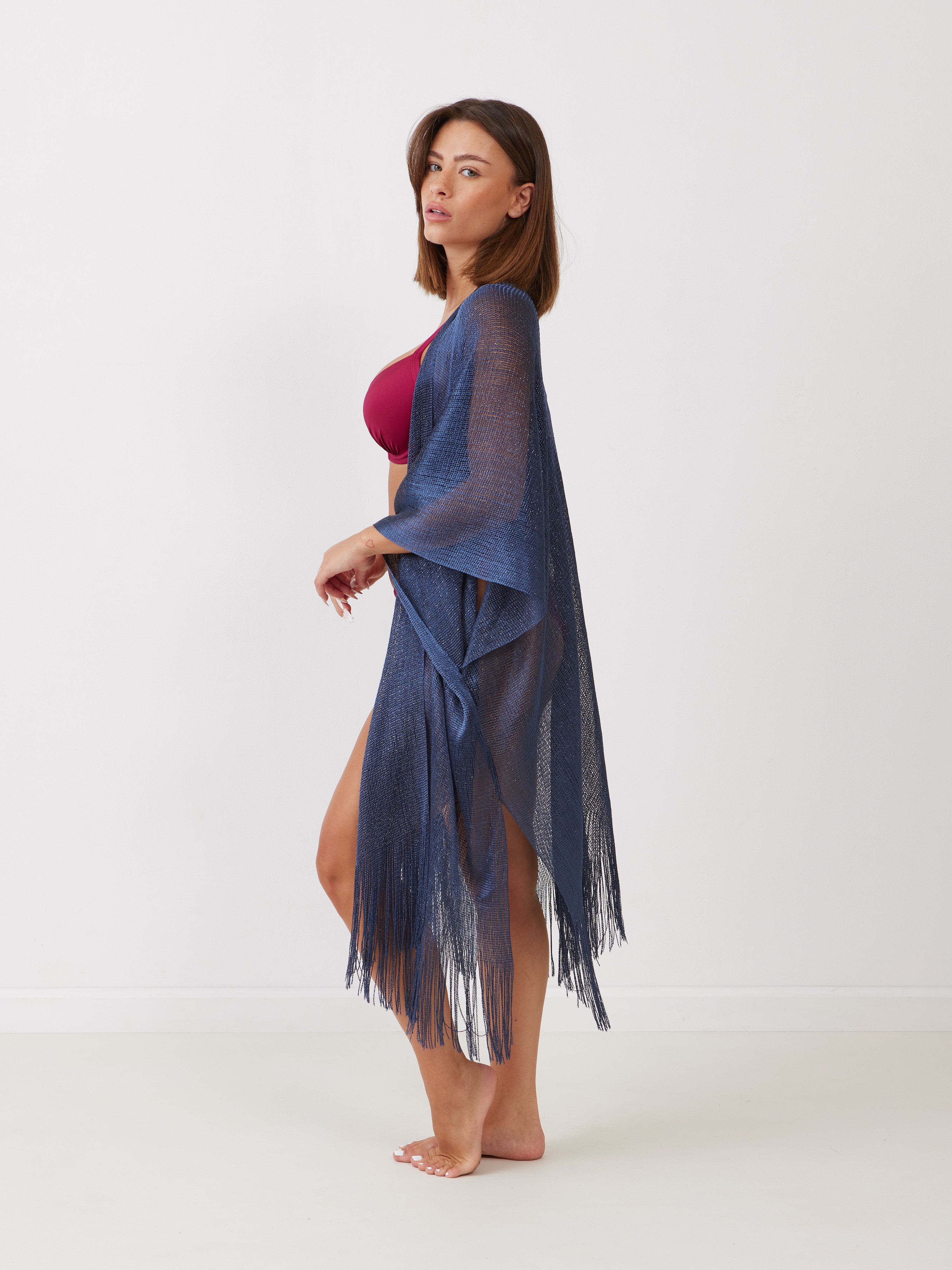 עליונית חוף נצנצים - כחול