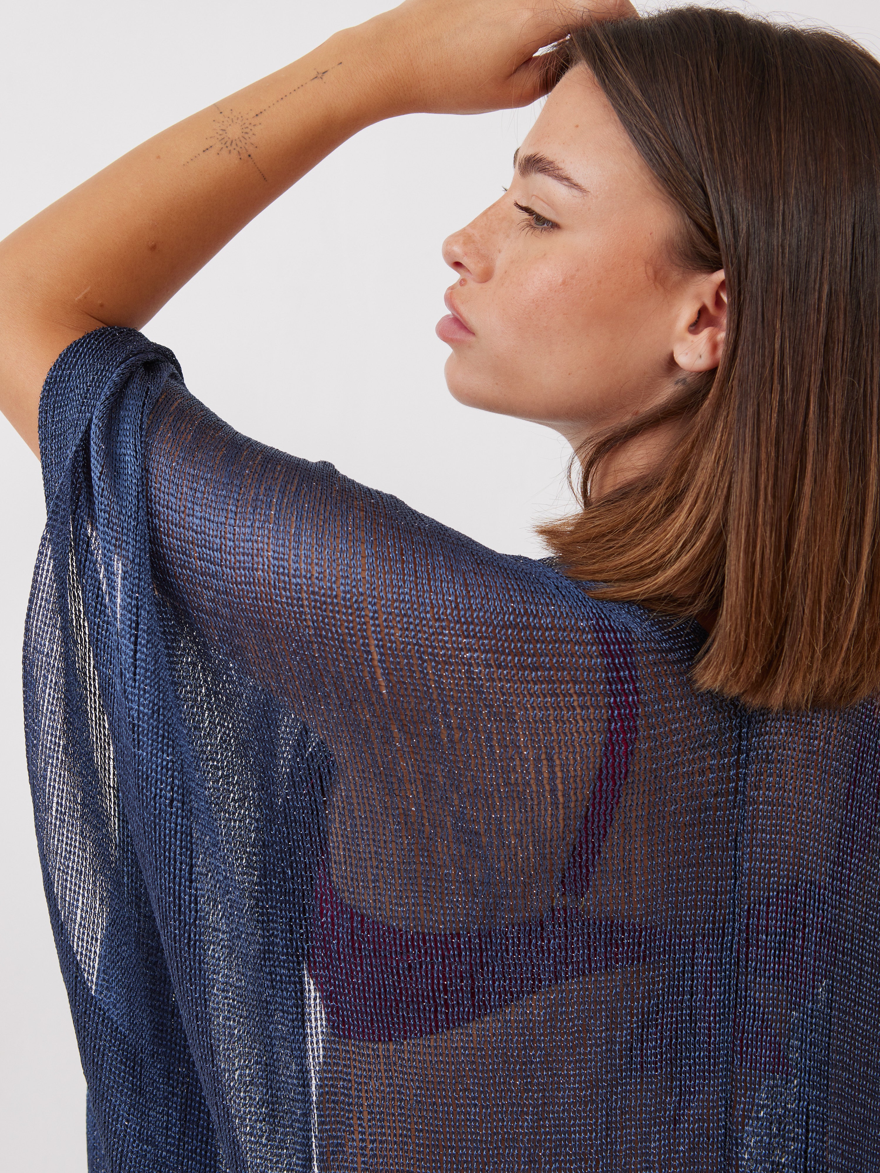 עליונית חוף נצנצים - כחול