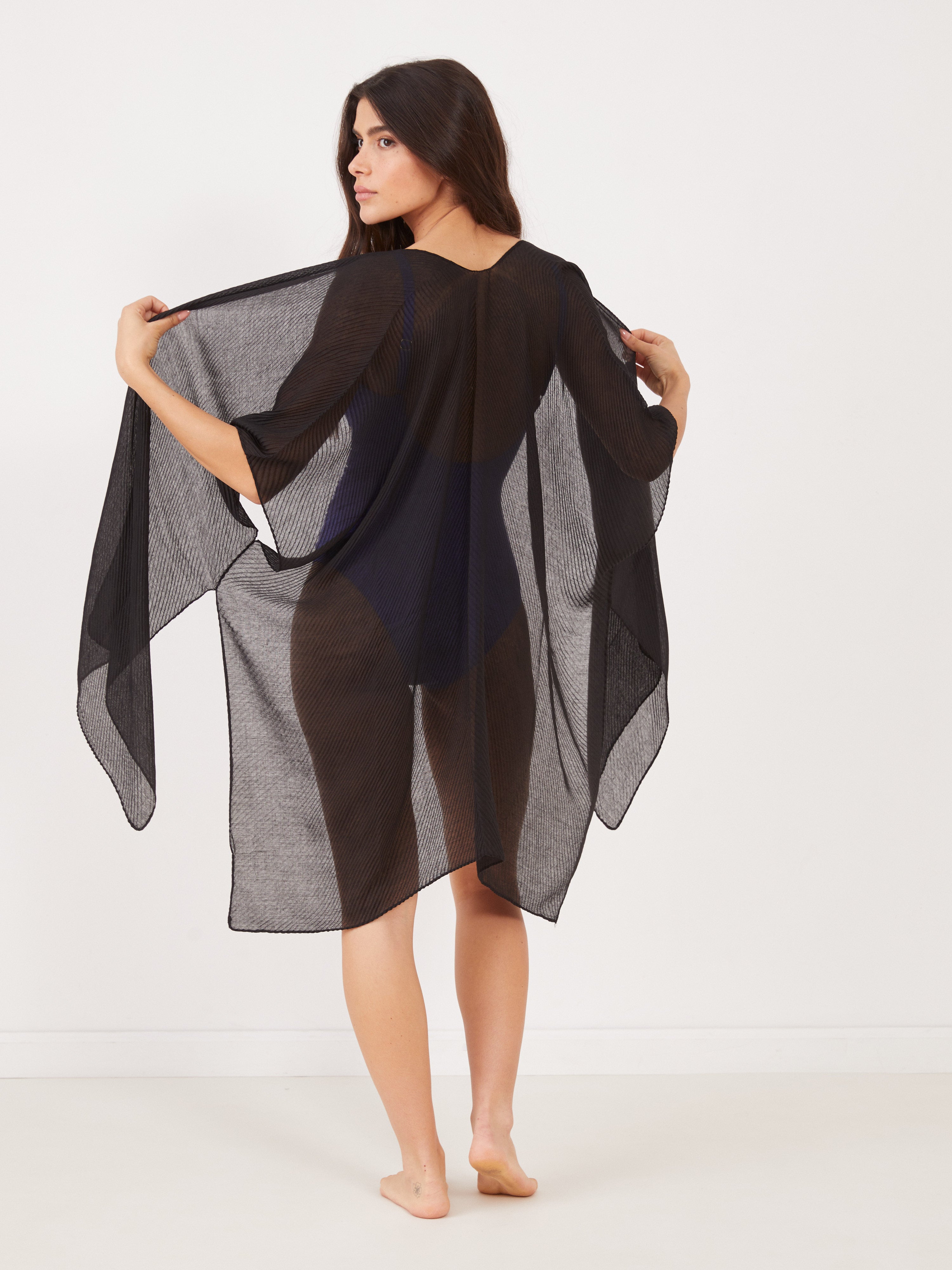 עליונית חוף פליסה פתוחה - שחור