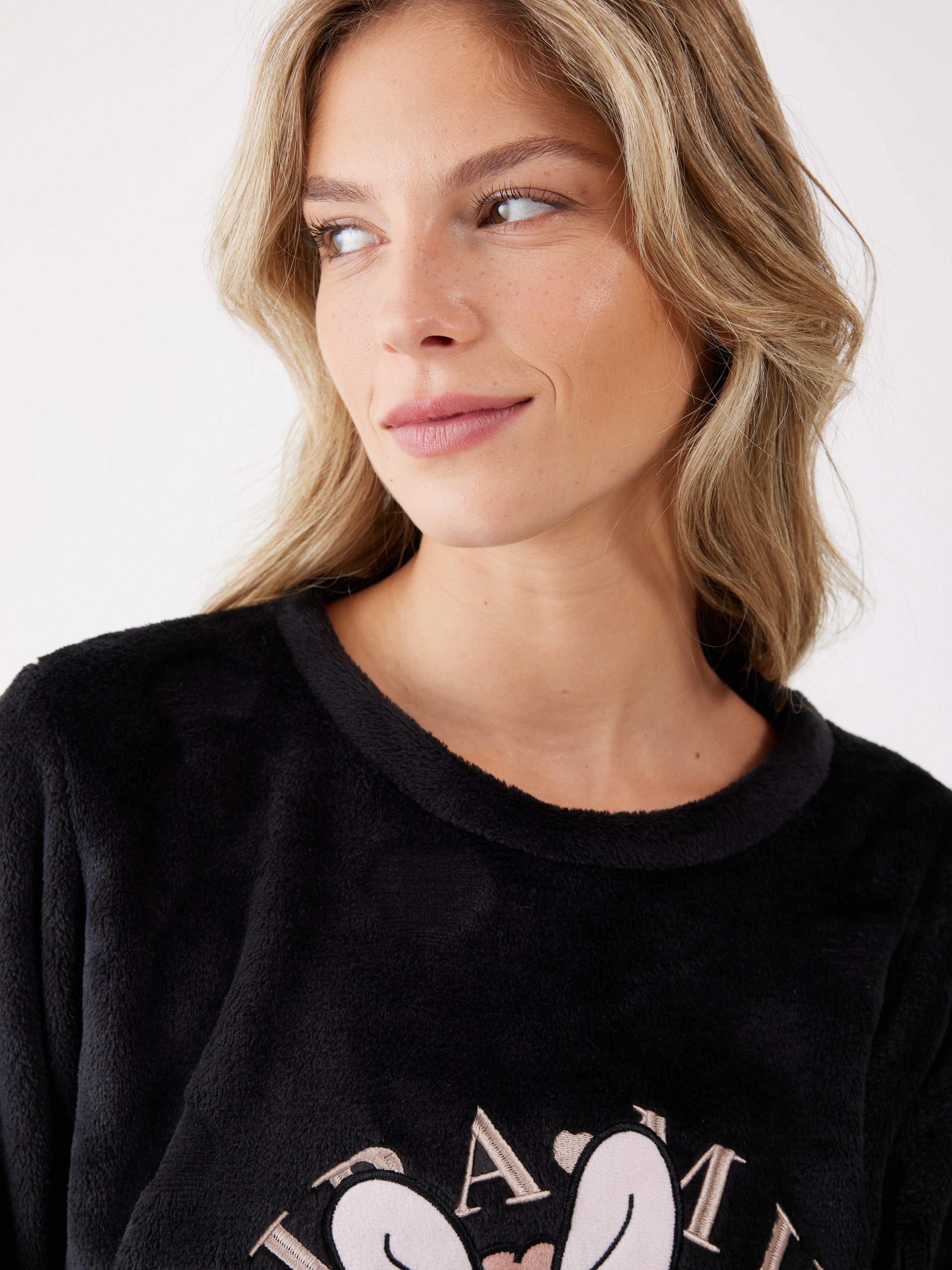 פיג'מה פיפה פלאפי - שחור