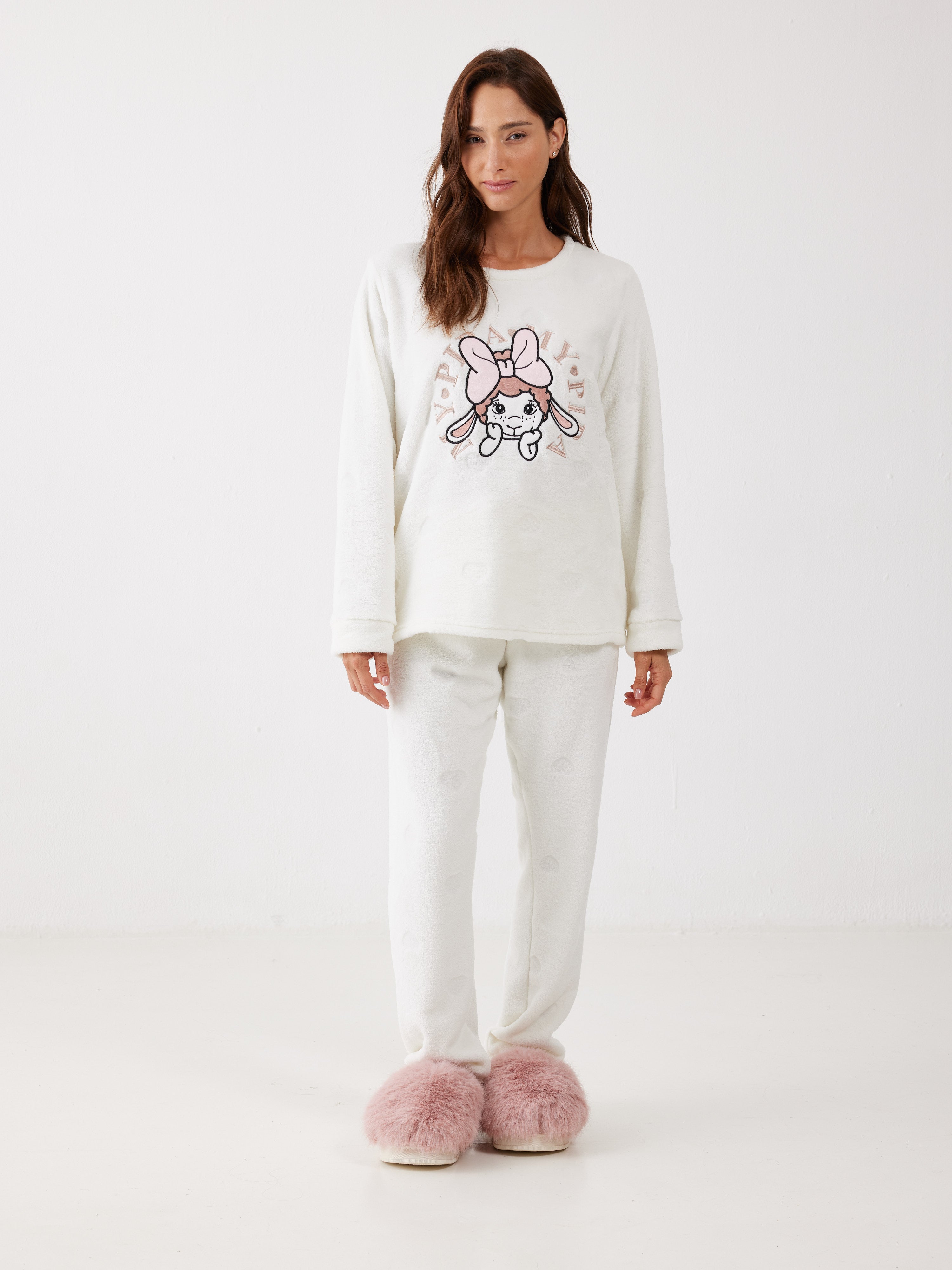 פיג'מה פיפה פלאפי - שמנת