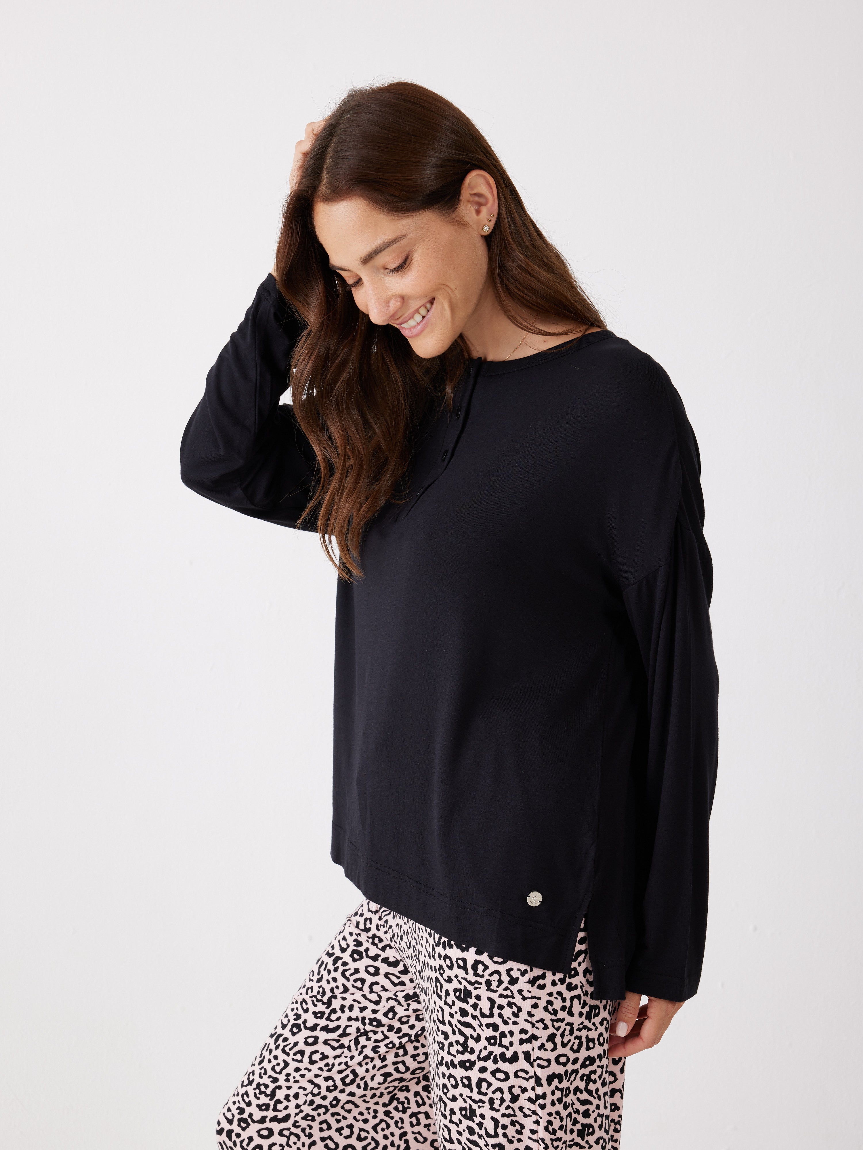 פיג'מה מנומרת ויסקוזה - ורוד