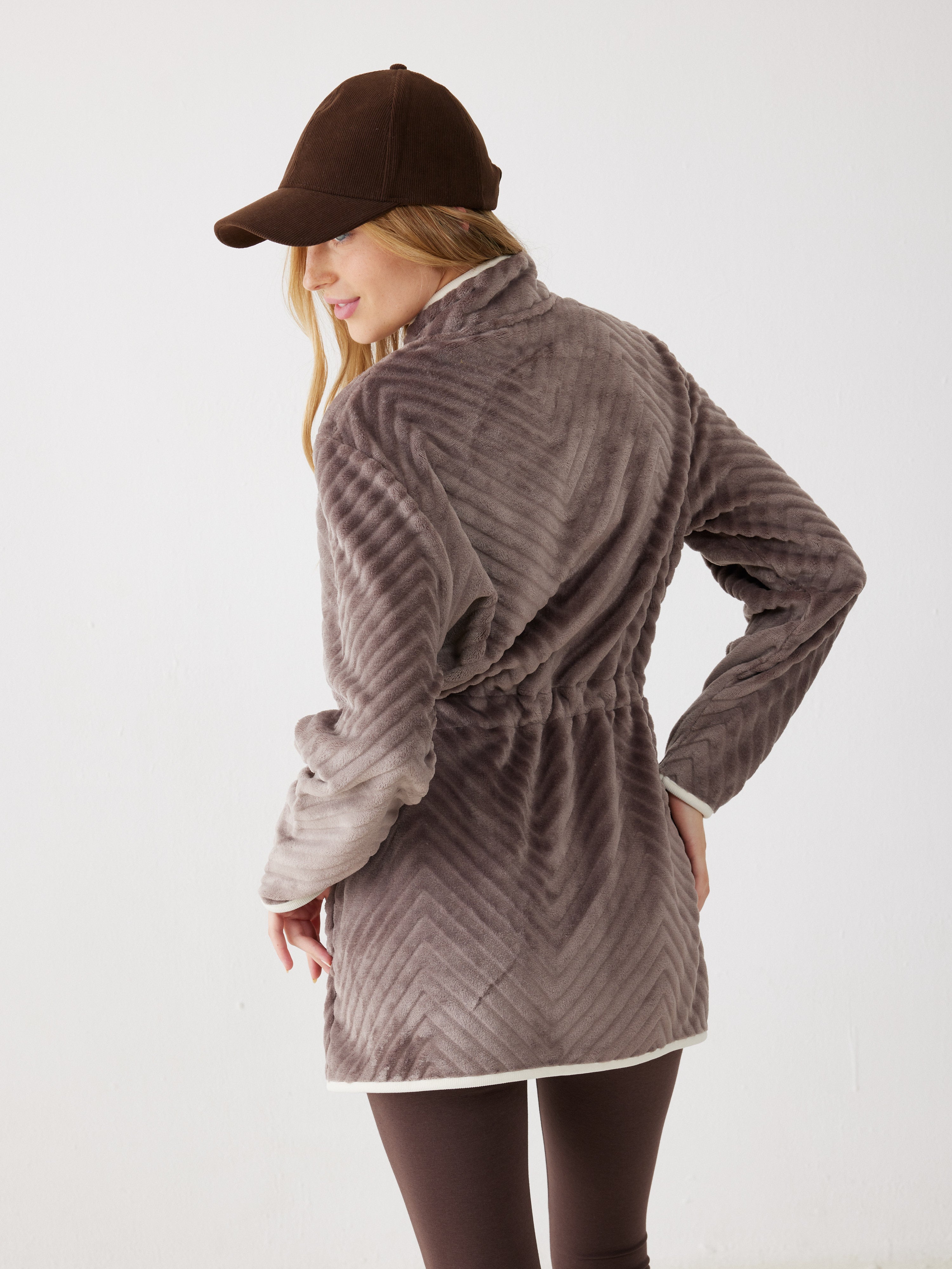 ג'קט פלאפי - חום