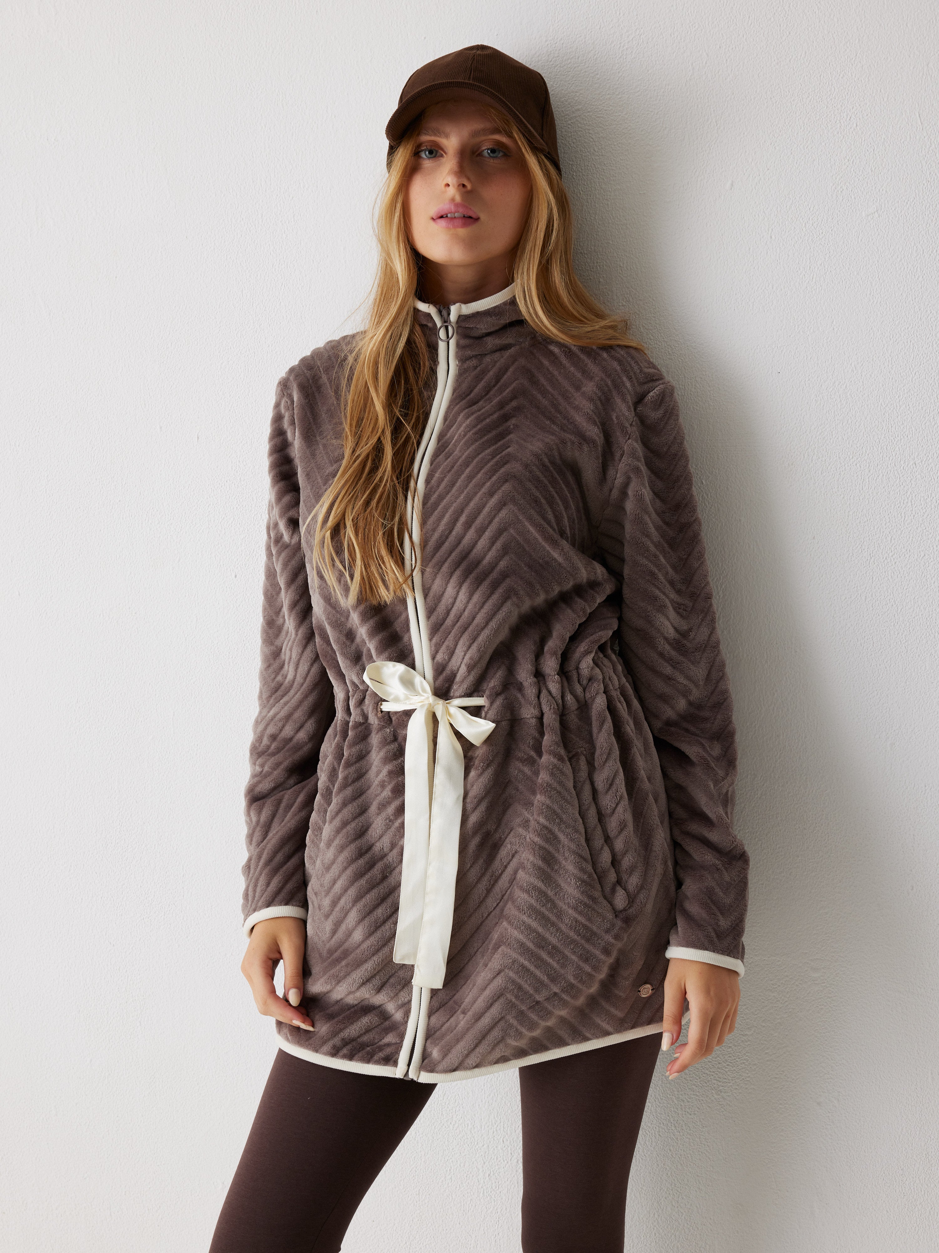 ג'קט פלאפי - חום