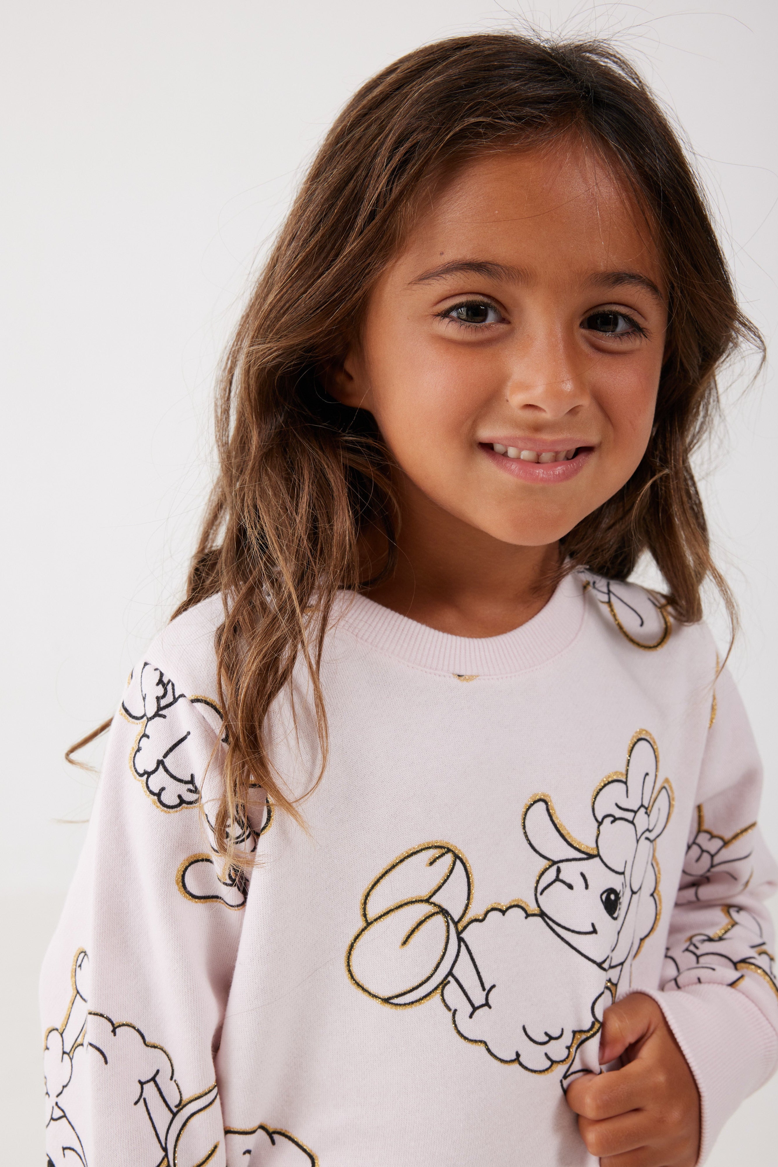 פיג'מה ילדות פיפה פוטר - ורוד