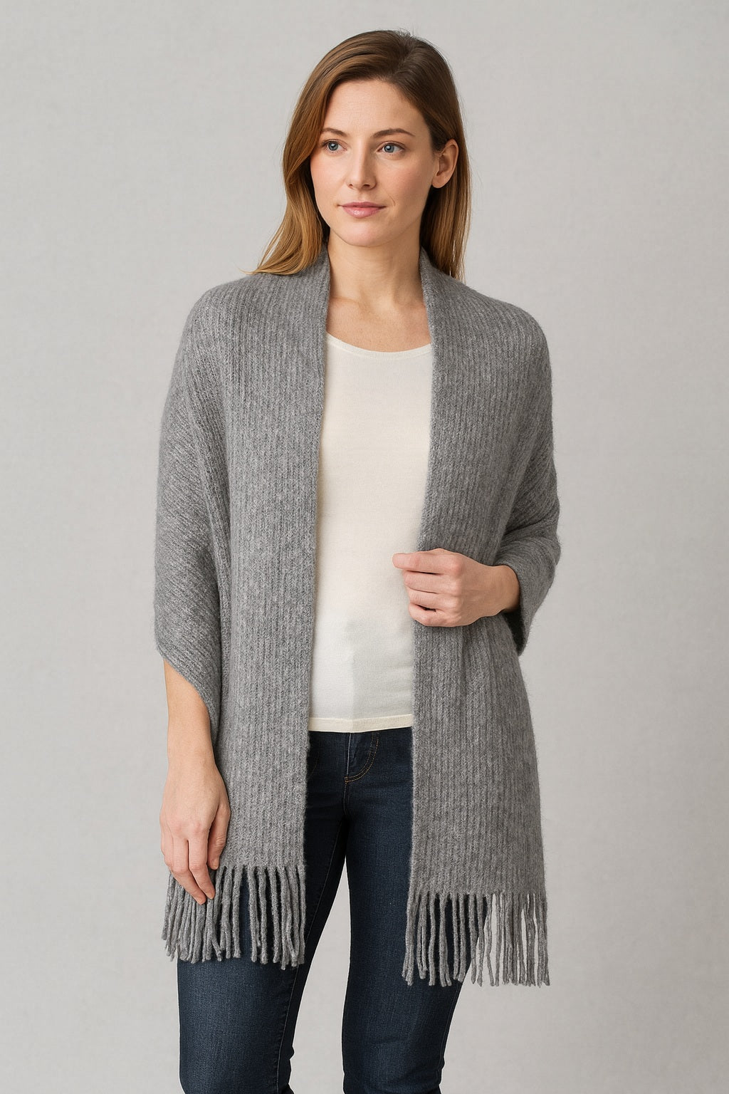 שאל צמר אקסלוסיב - אפור