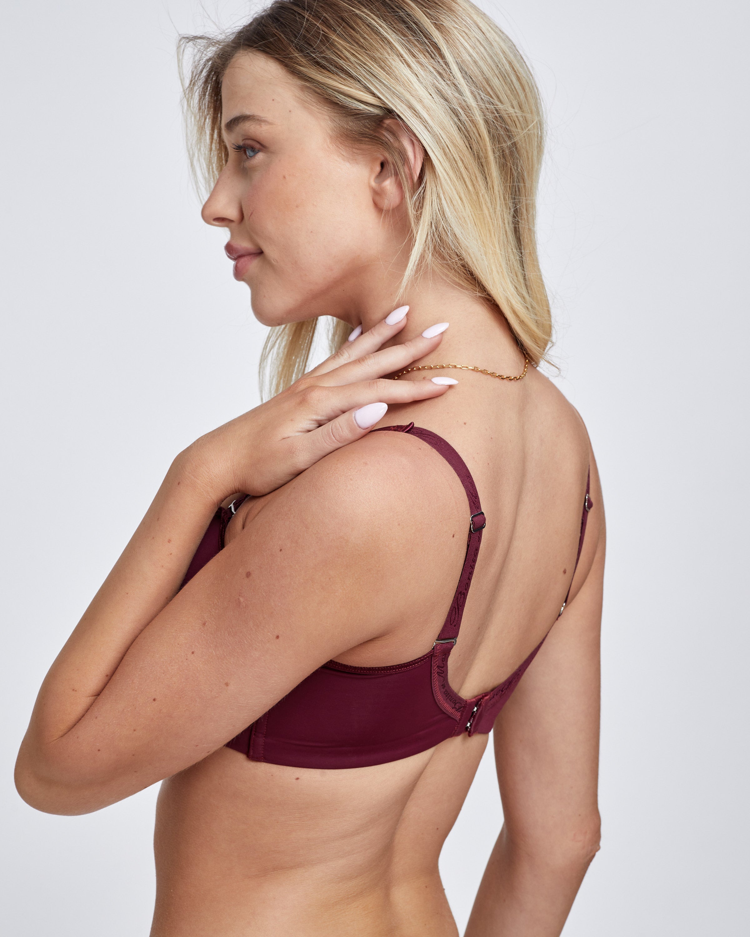 חזייה חכמה BALCONY MEMORY - בורדו