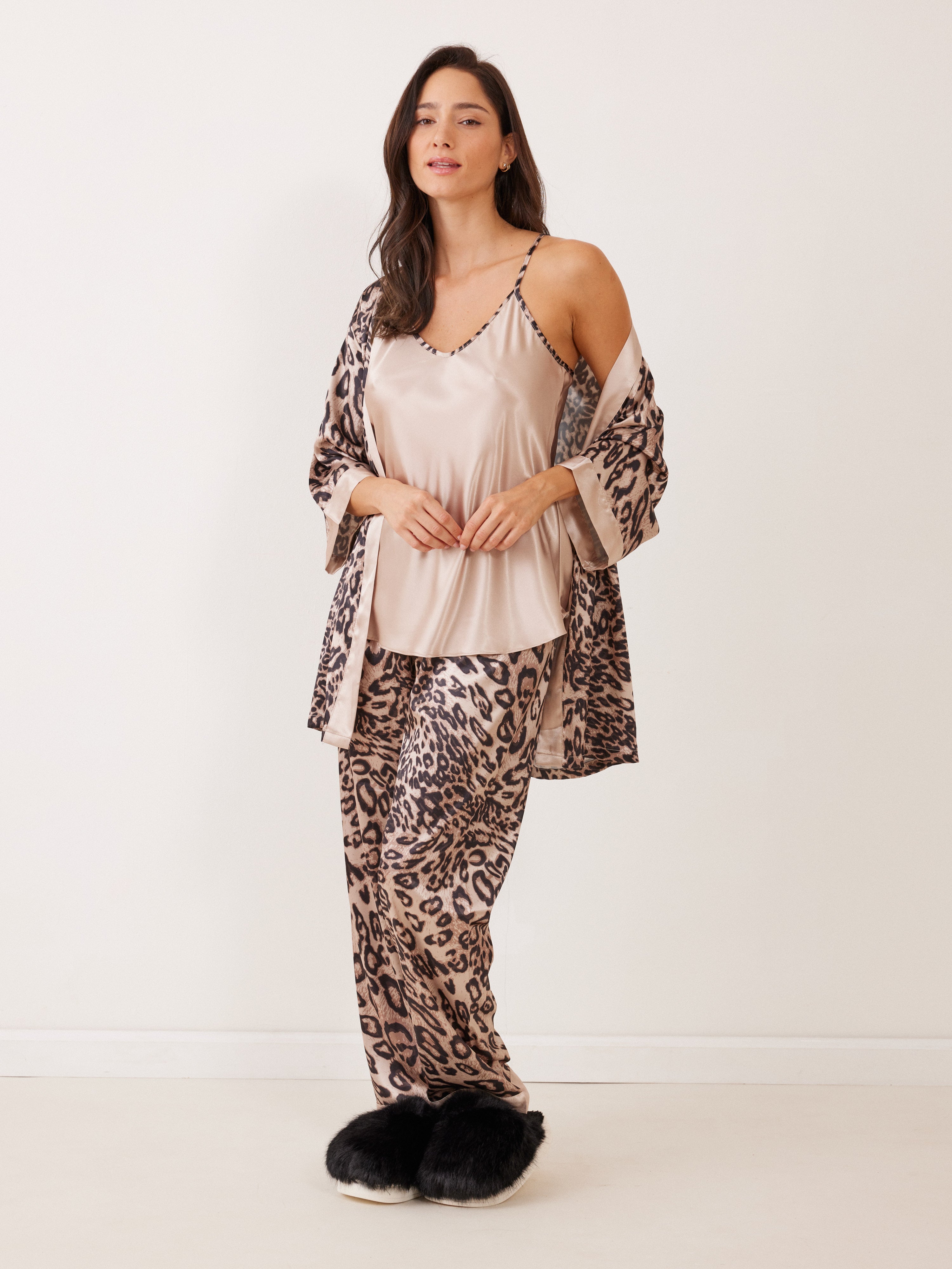 חליפת קימנו 3 חלקים מודפס - מנומר