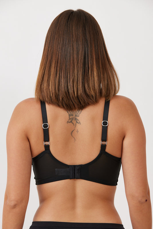 REDUCTION חזיית מינימייזר דגם בוניטה צבע שחור