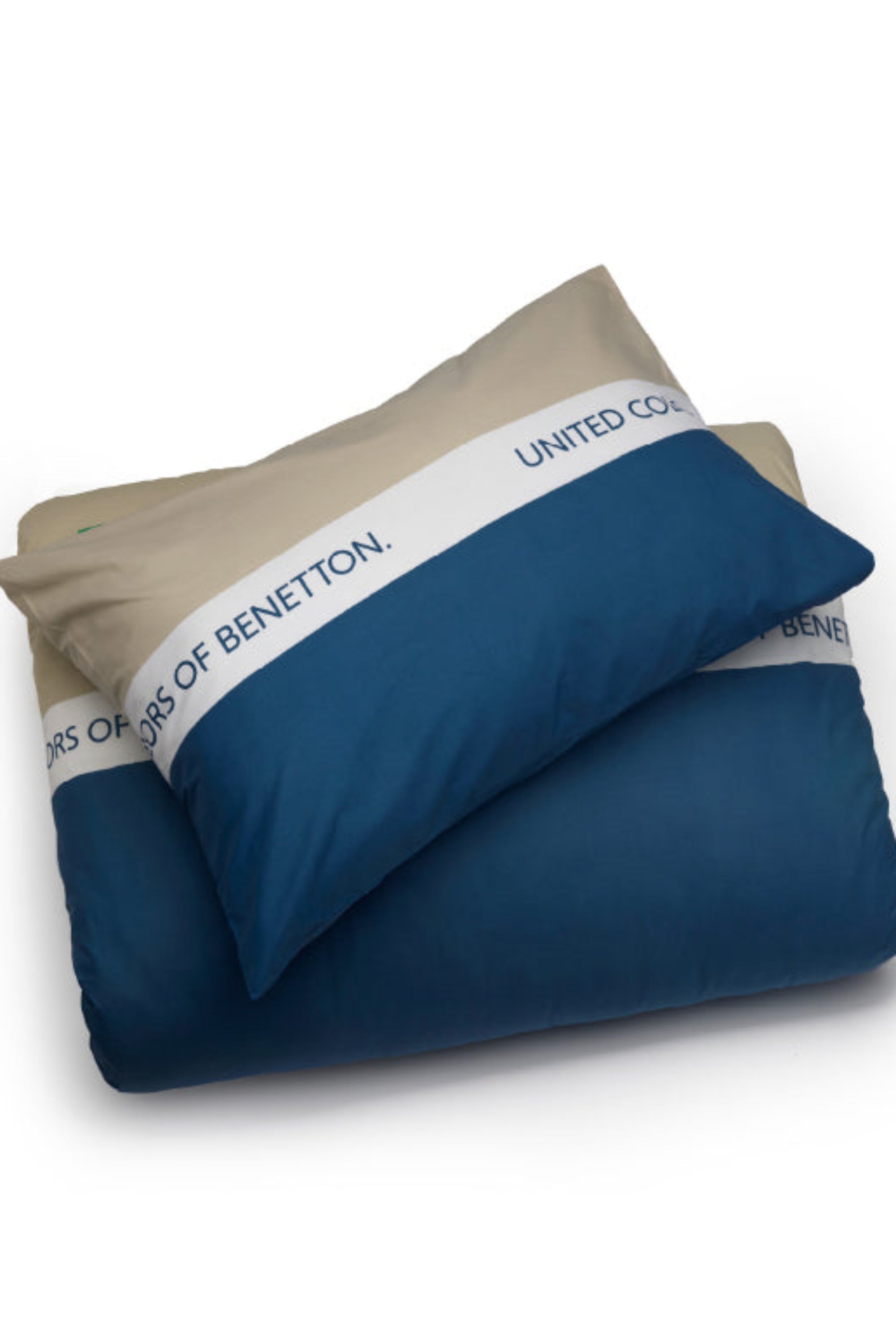 Exclusive Benetton , מצעים דו-צדדיים -פטרול/אבן
