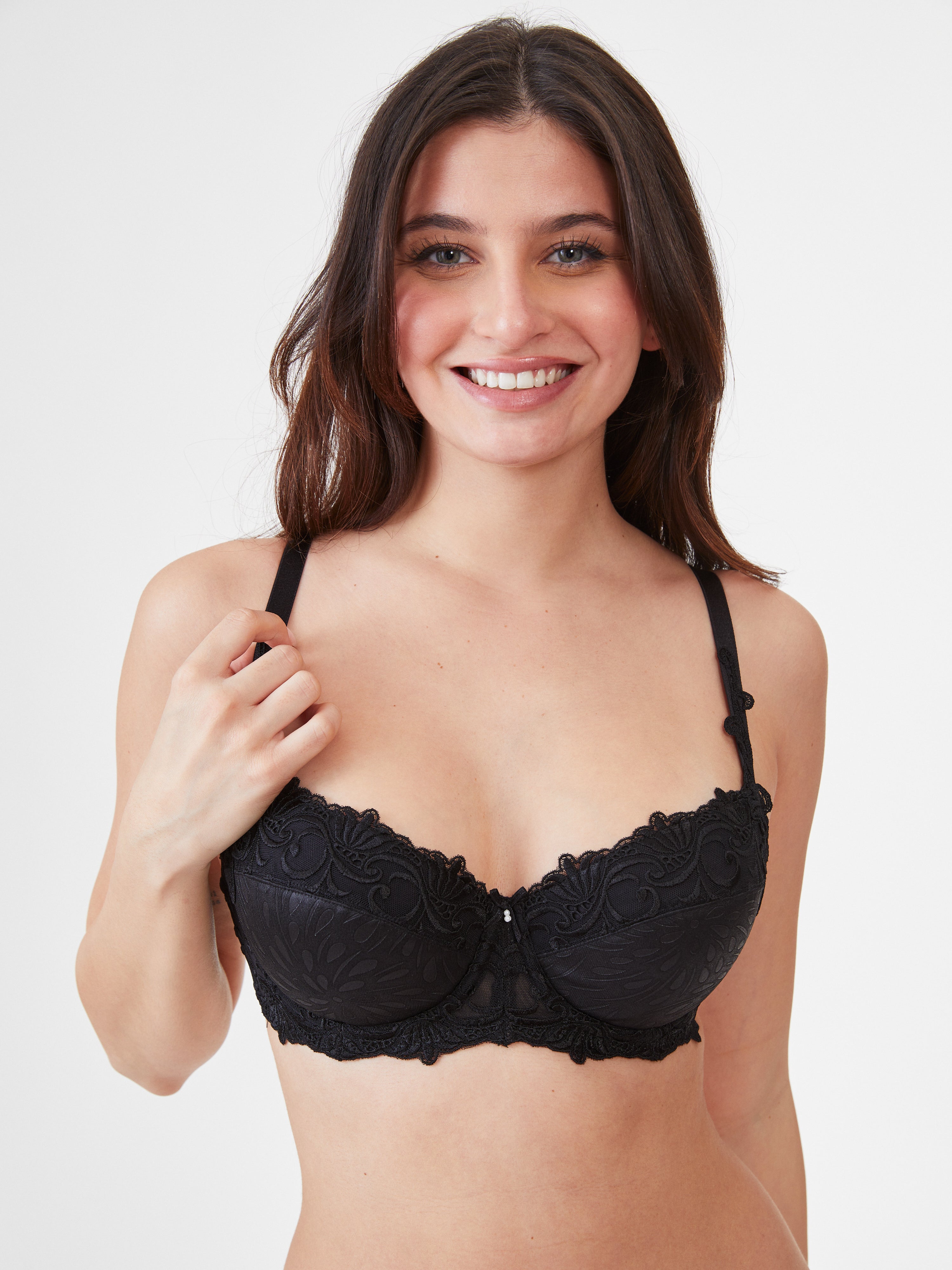 Loren חזיית תחרה בריפוד קל