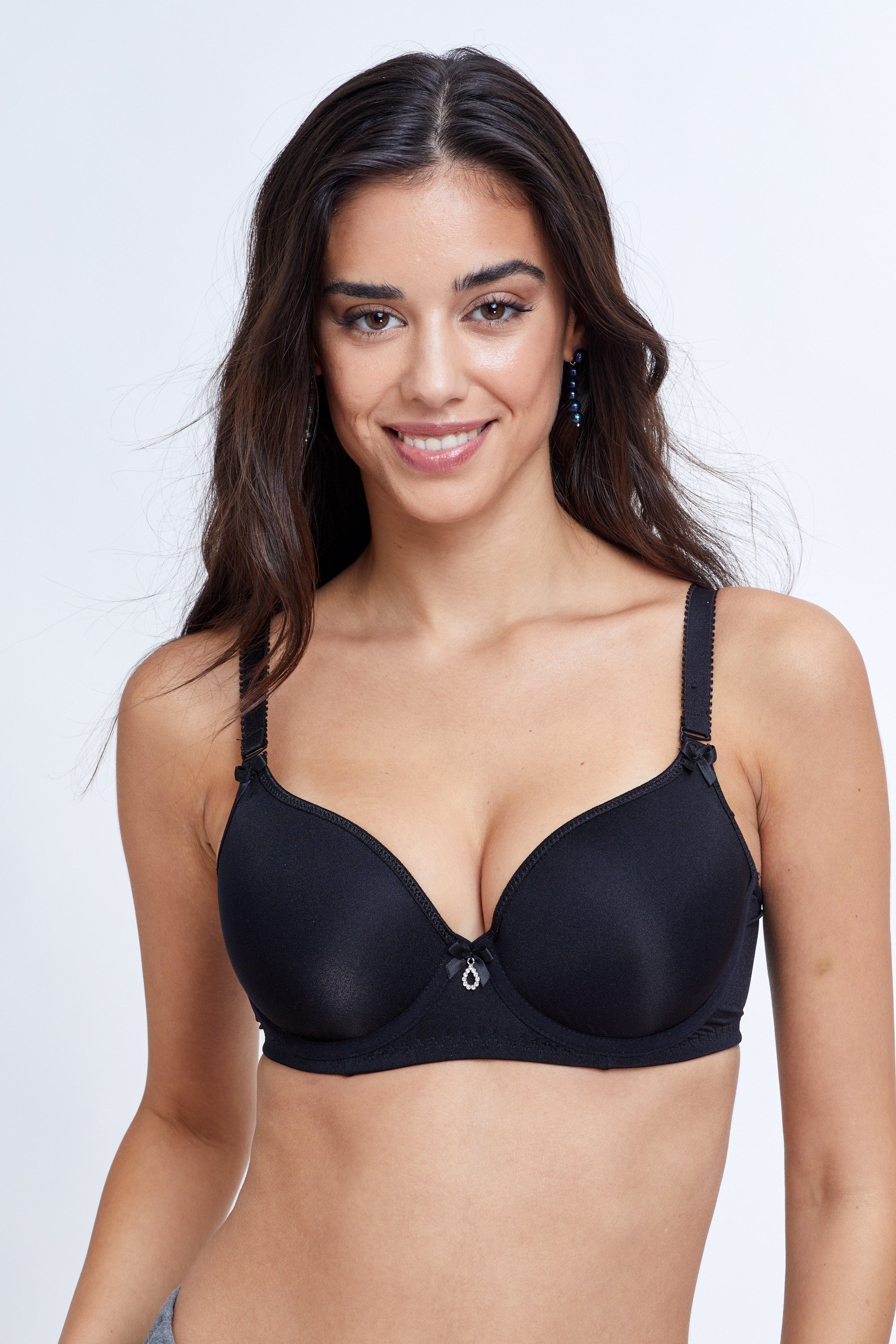 חזיית ספייסר - שחור