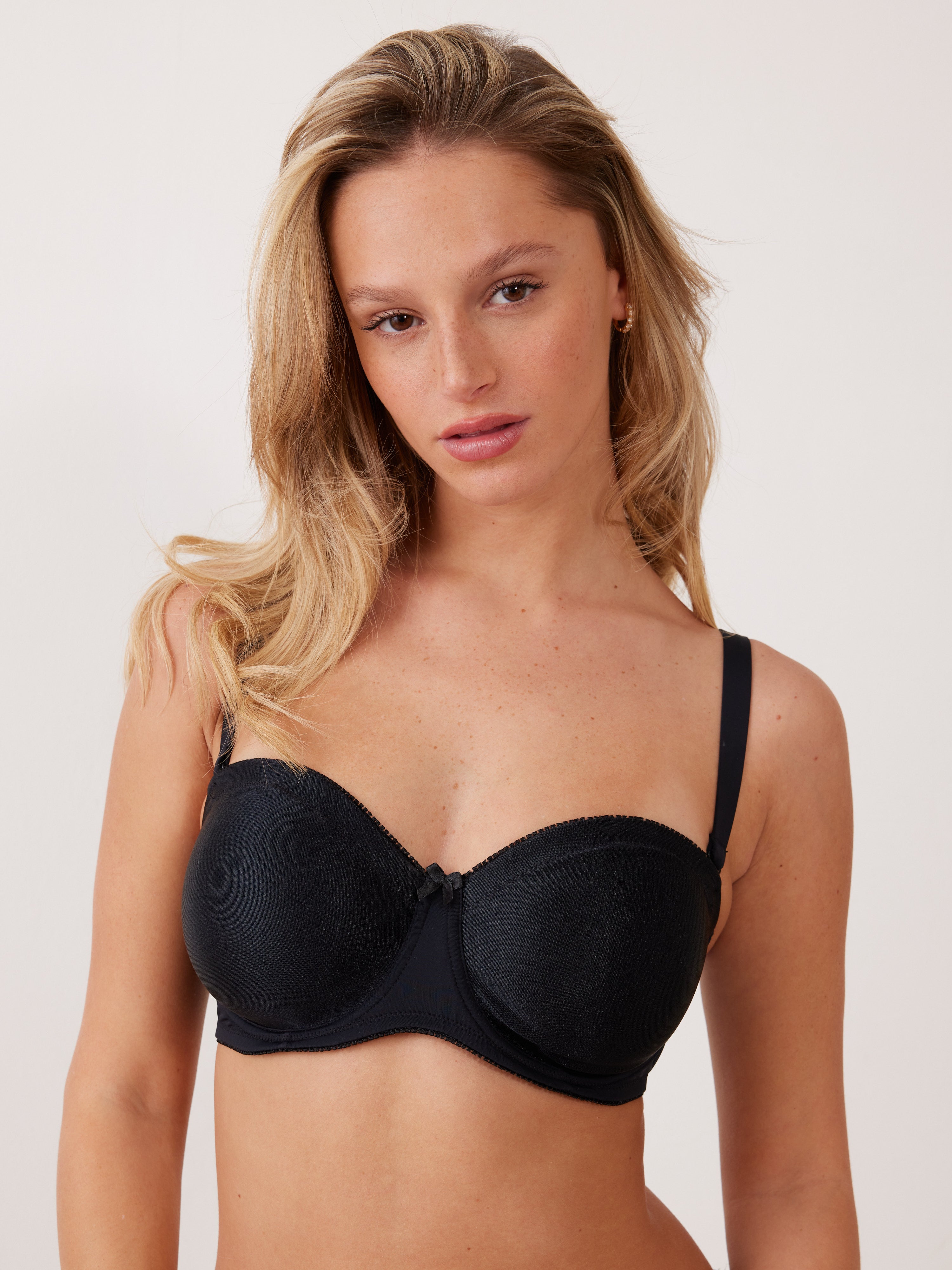 חזיית סטרפלס ללא ריפוד מידות גדולות