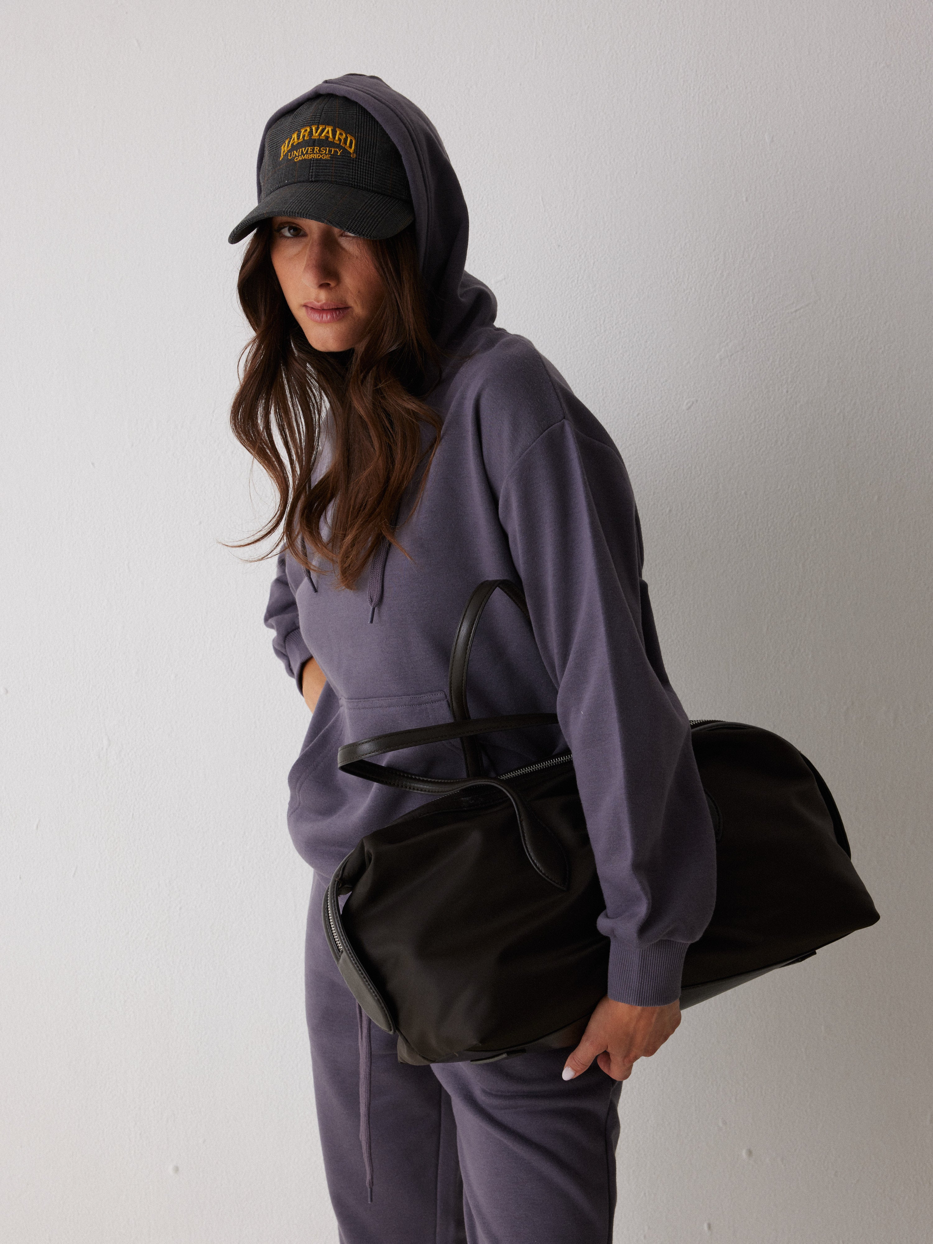 חליפת פנאי קפוצ'ון פרנץ' טרי - סגול