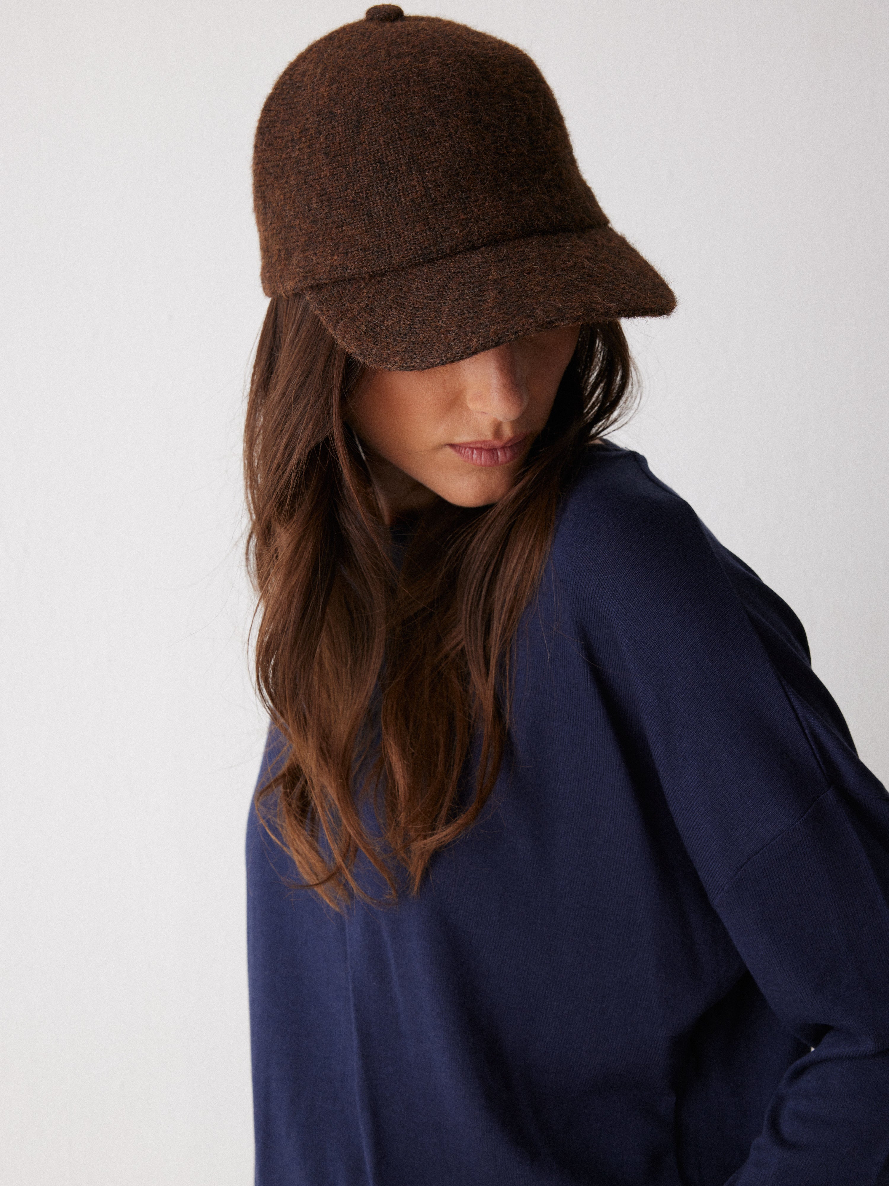 חליפת פנאי סריג דק - כחול