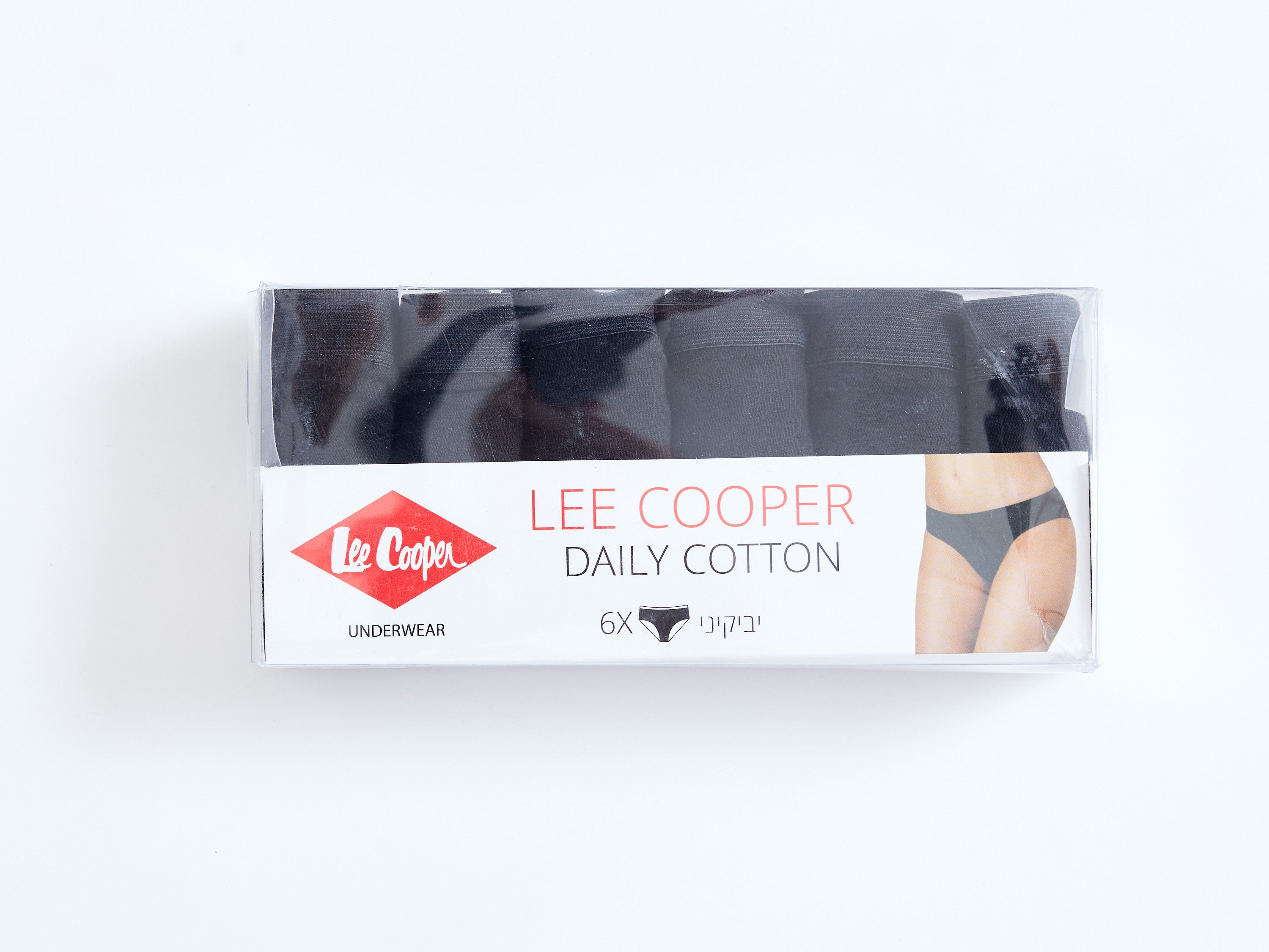 שישיית תחתונים ביקיני מארז- LEE COOPER