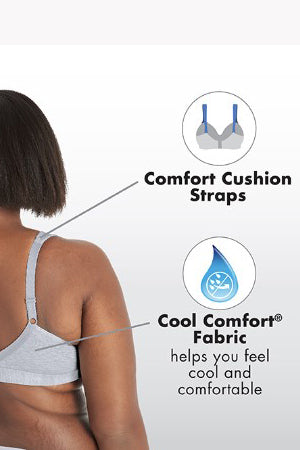 חזייה ללא ברזל - אפור מלאנז