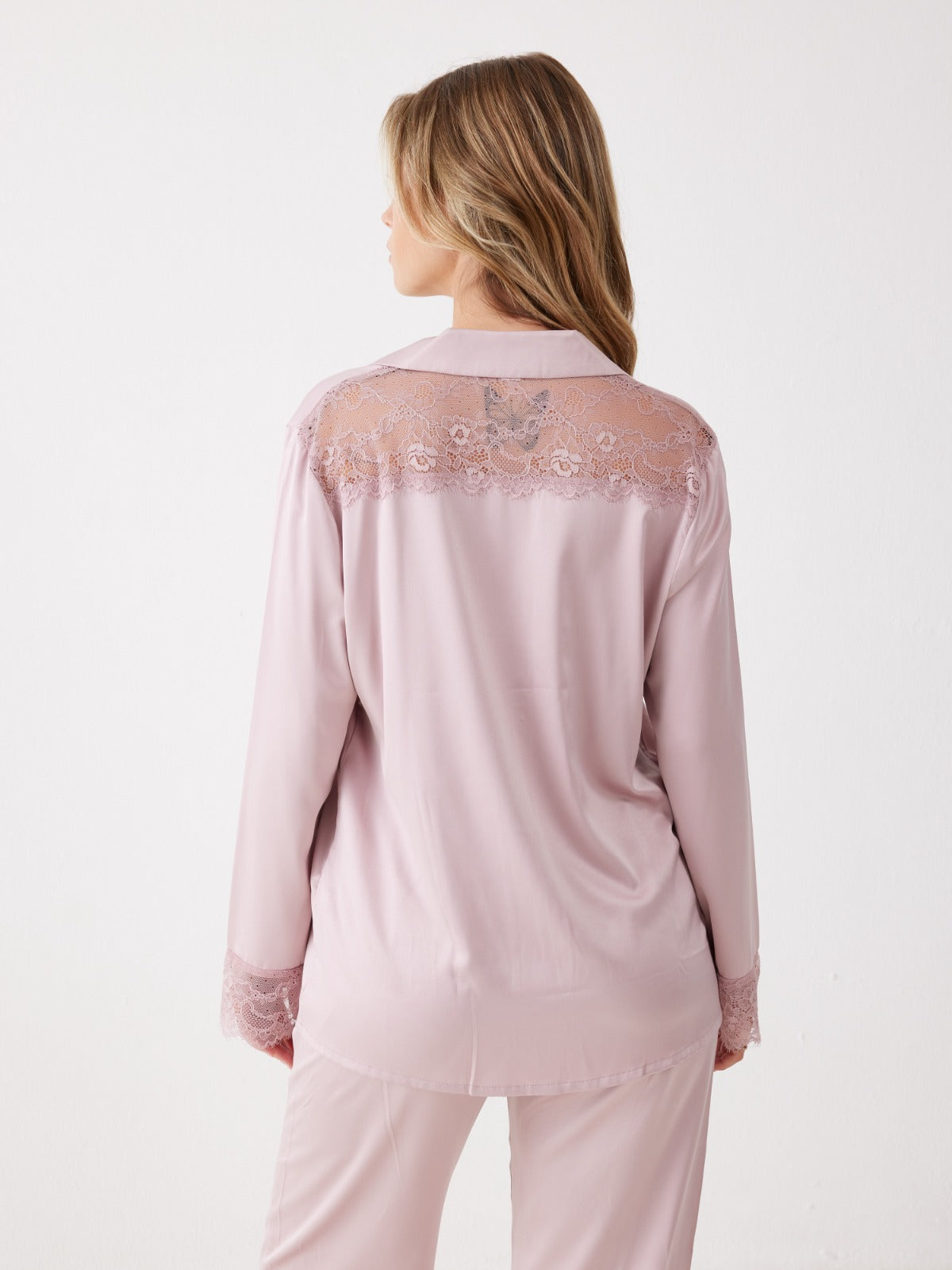 פיג'מה Laura - ורוד מעושן