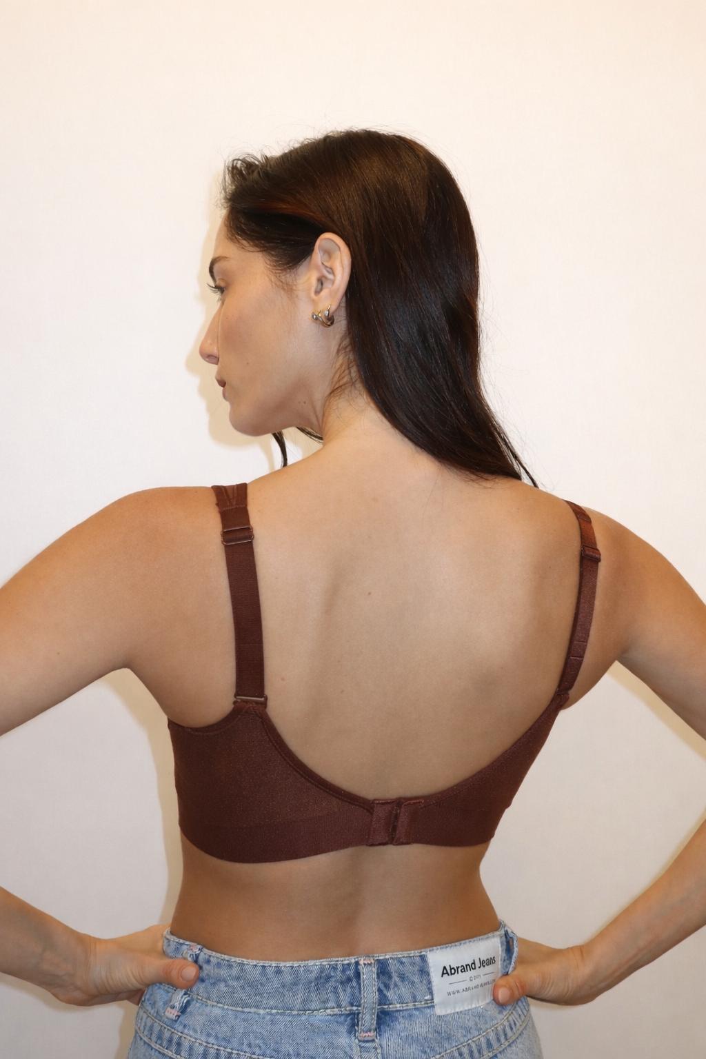 חזיית טופ סימלס - חום