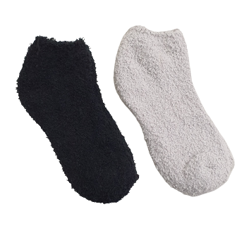 גרבי פלאפי מחממות - שחור וכסף