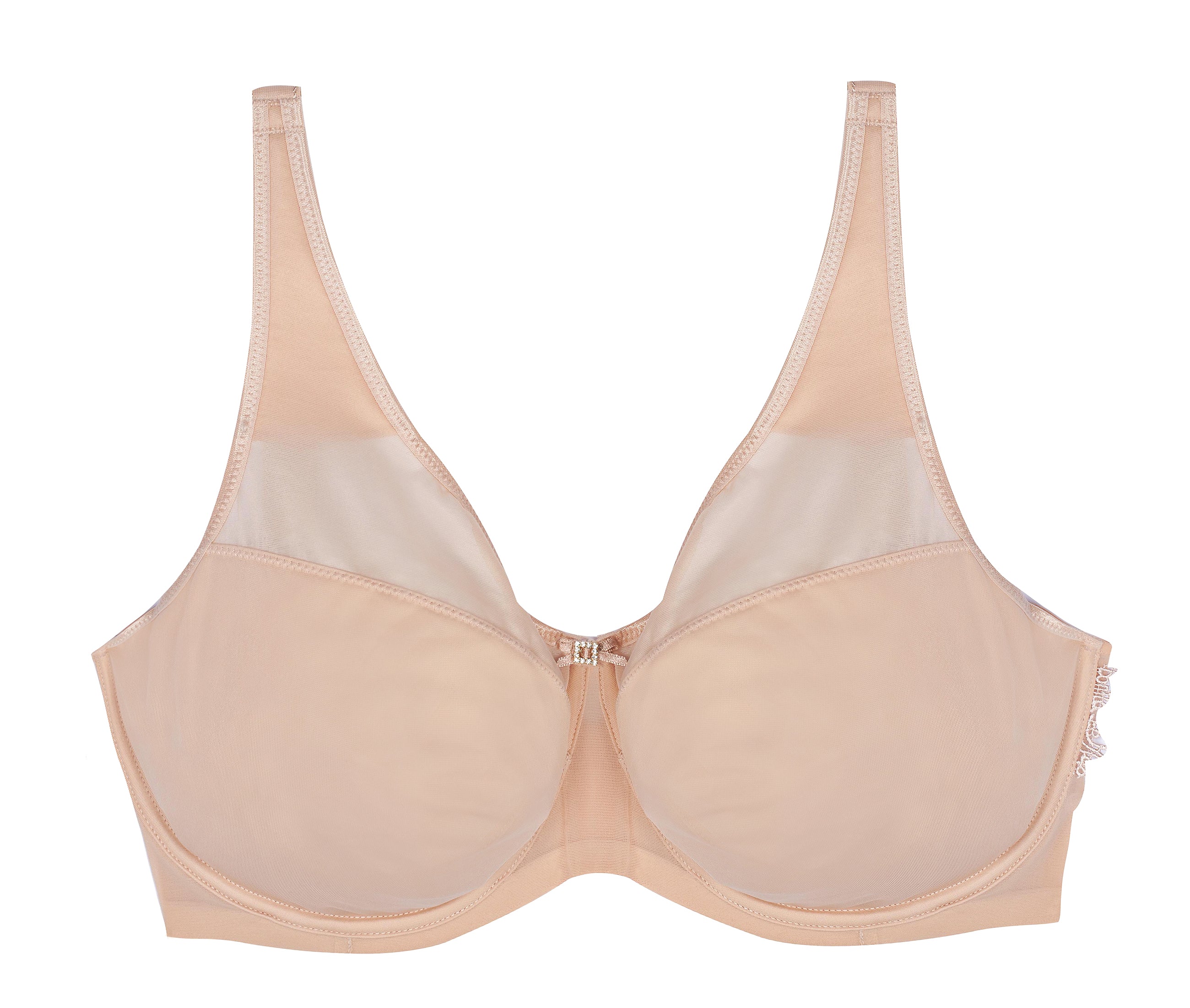 Big Cup חזיית מינימייזר סקסית - בז'