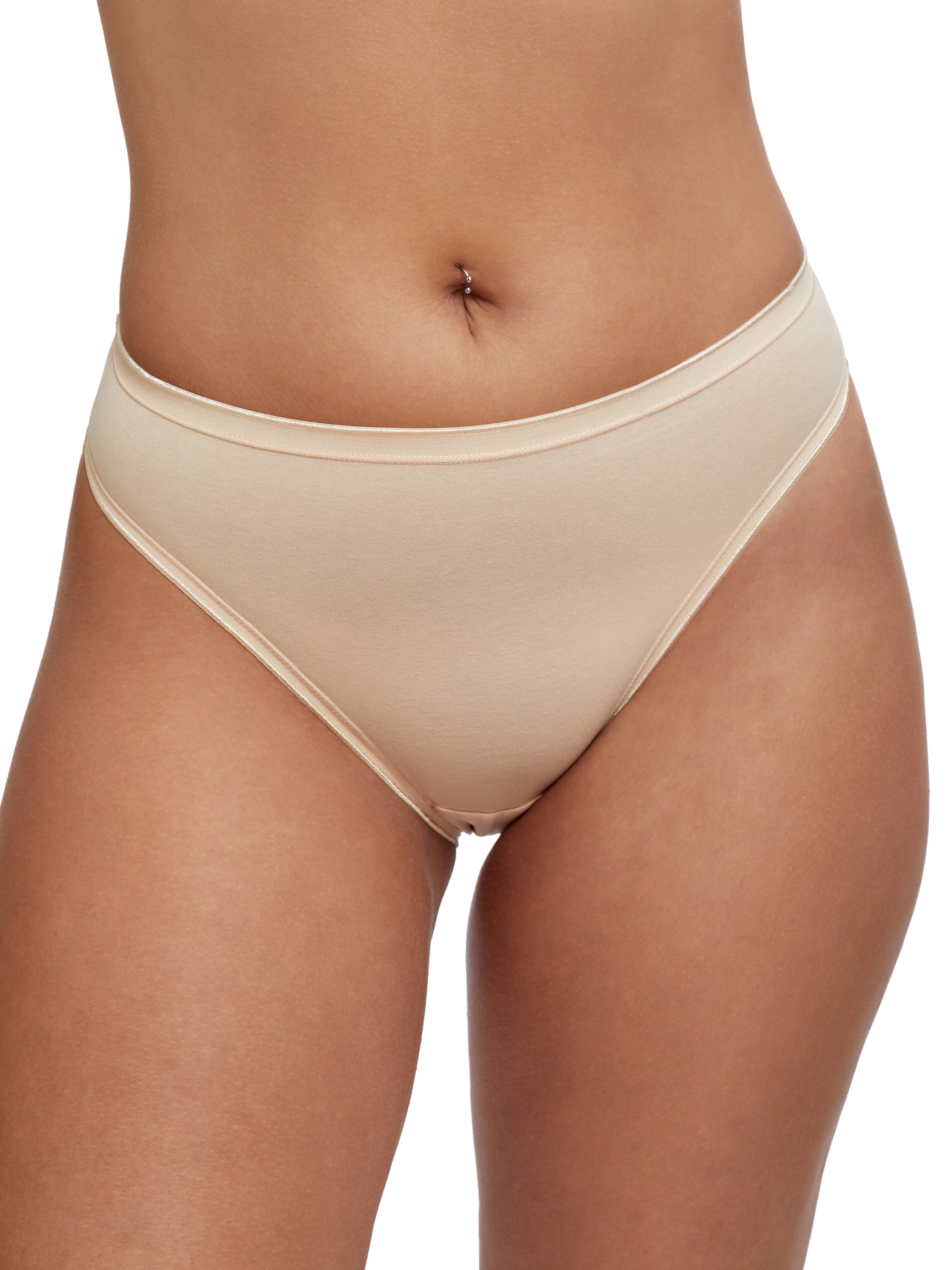 תחתון בגזרת High leg cotton plain