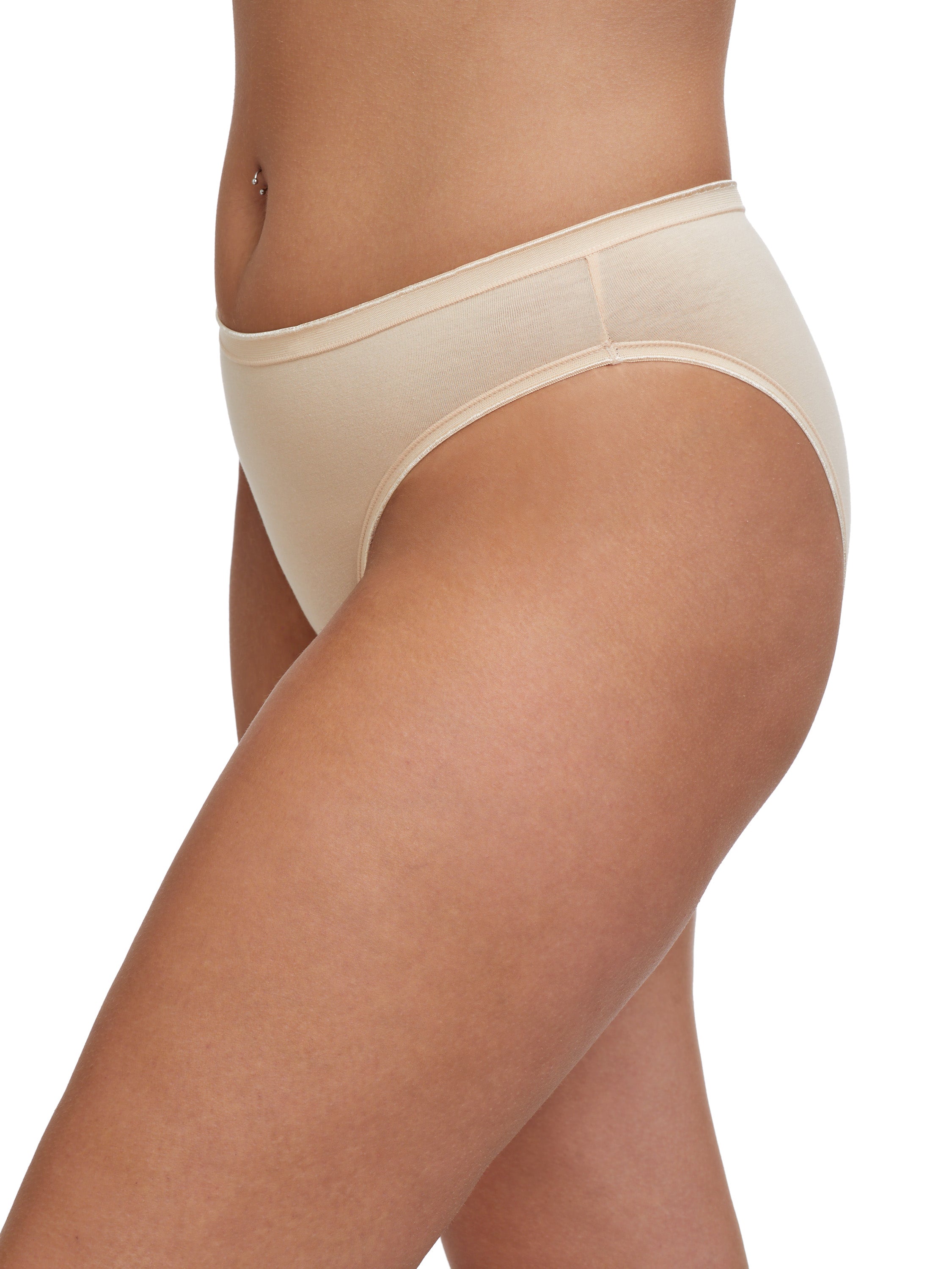 תחתון בגזרת High leg cotton plain