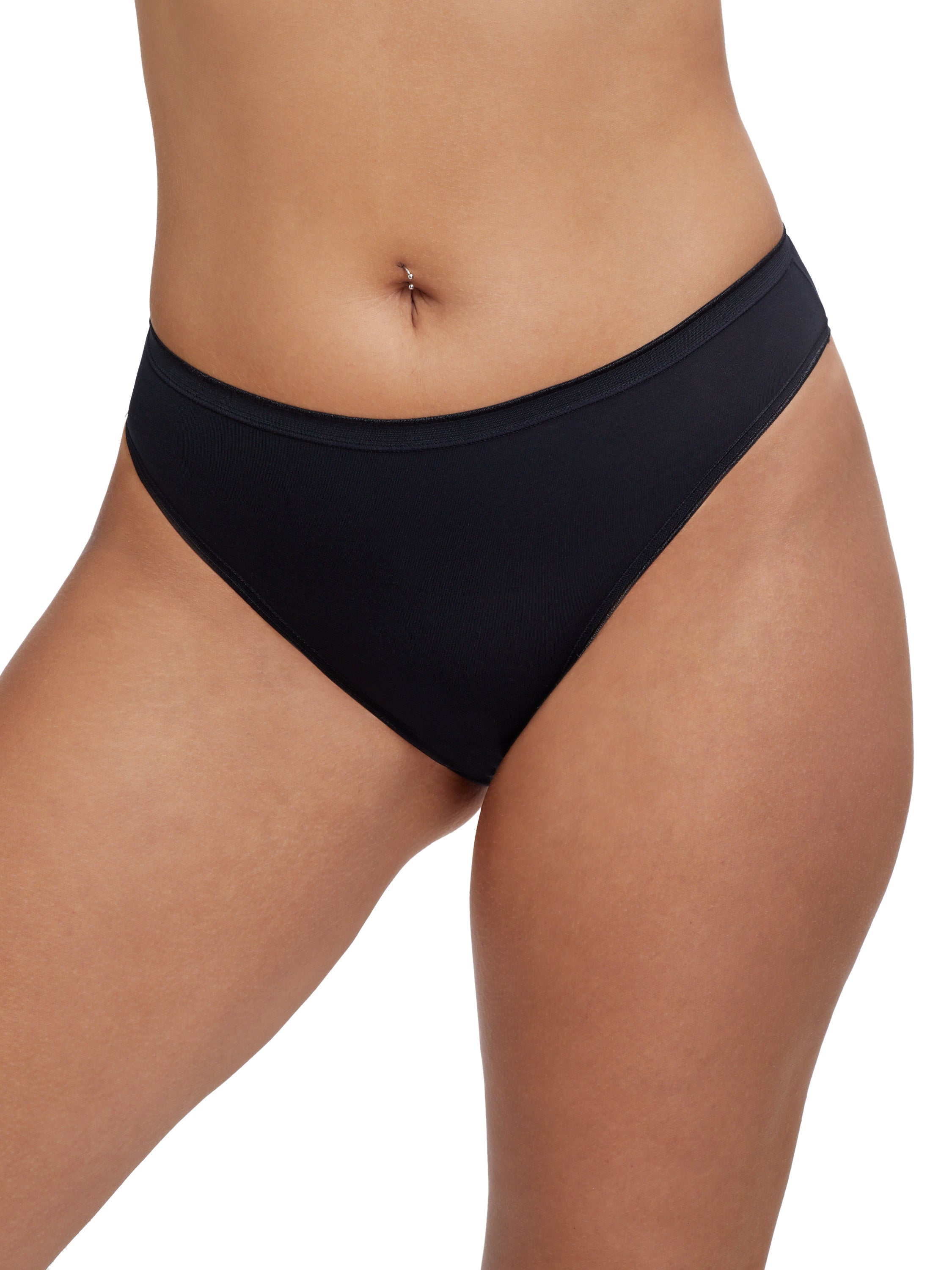 תחתון בגזרת High leg cotton plain