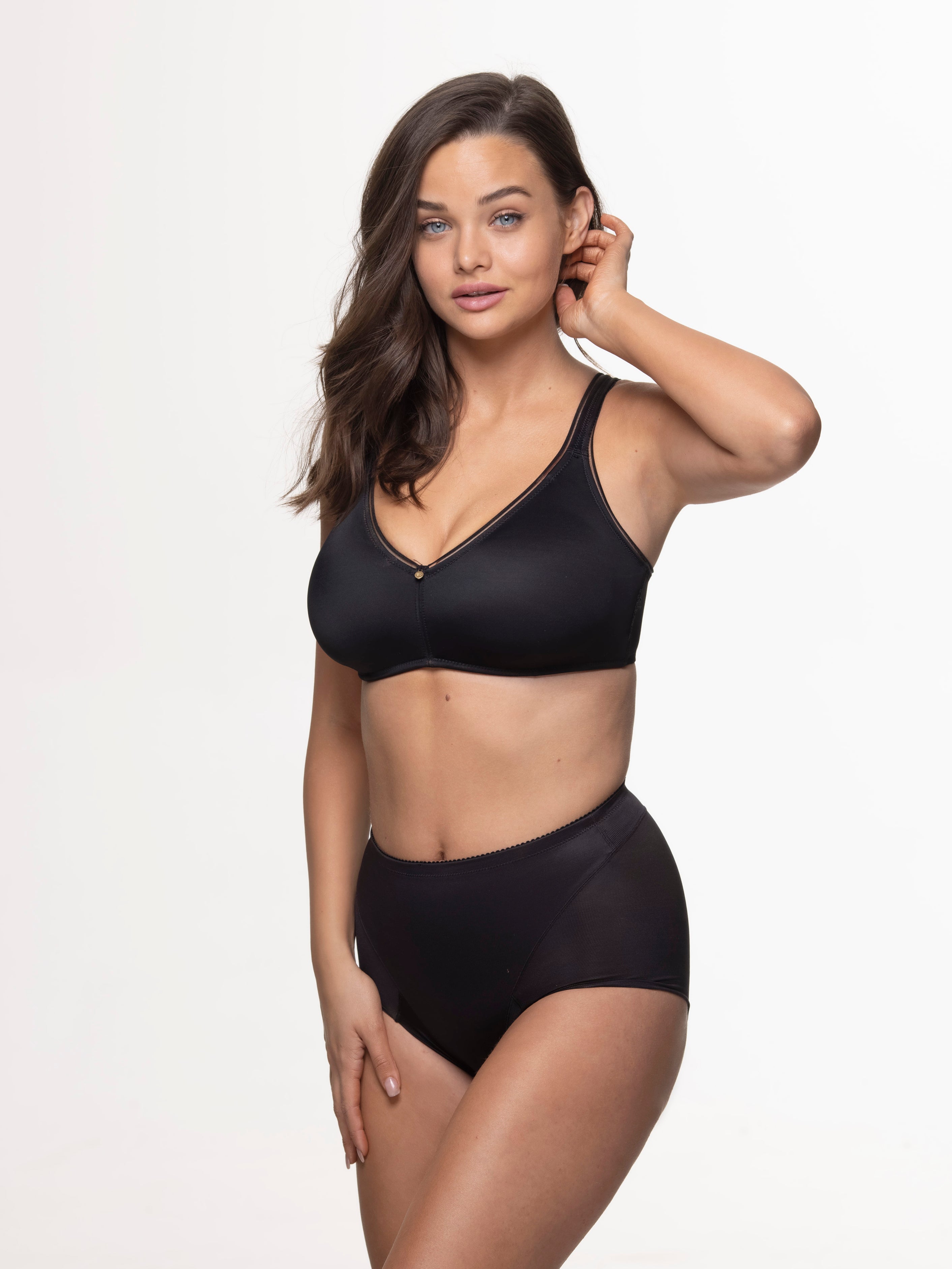 חזיה ללא ריפוד וללא עצם - שחור