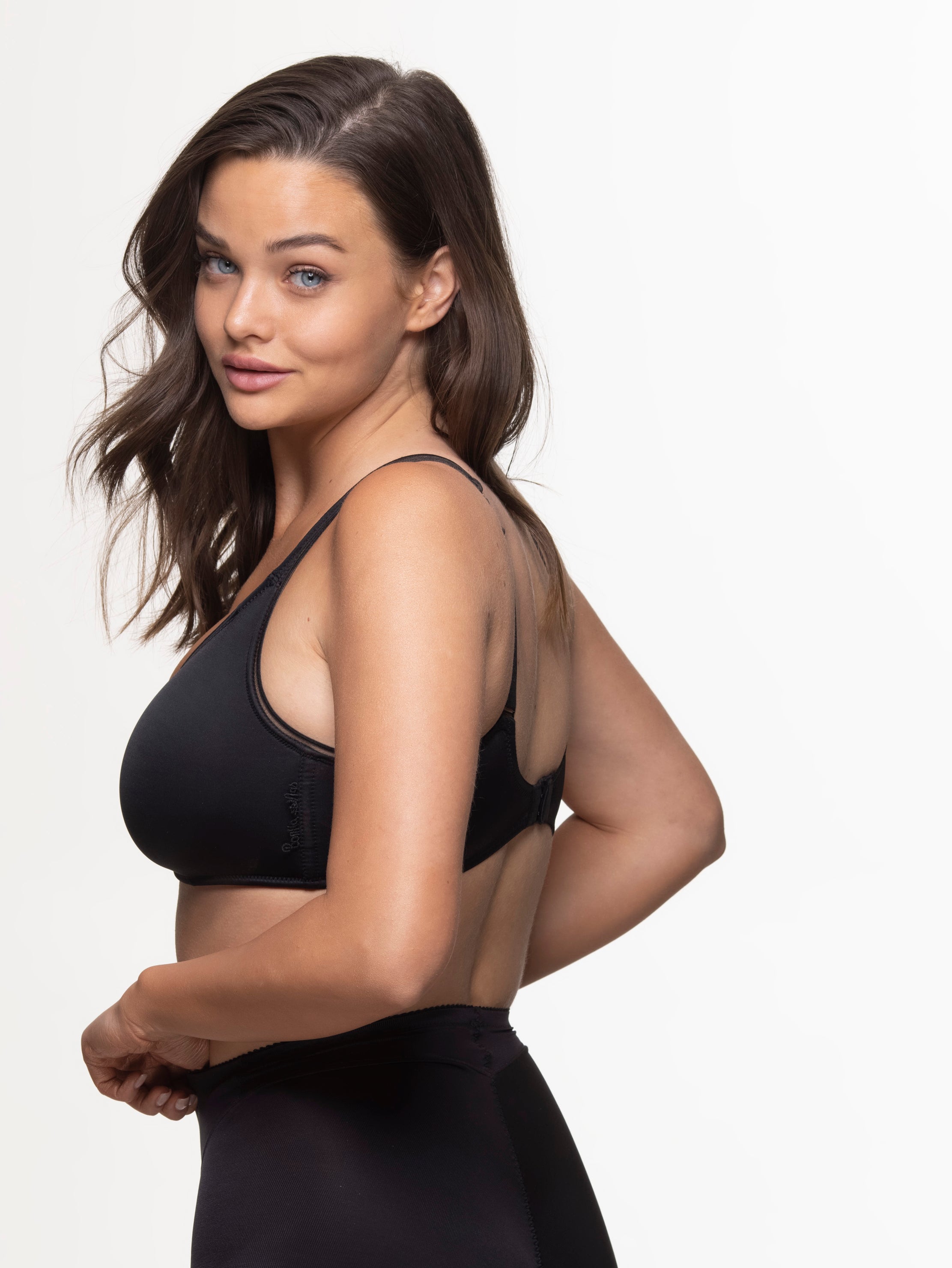 חזיה ללא ריפוד וללא עצם - שחור