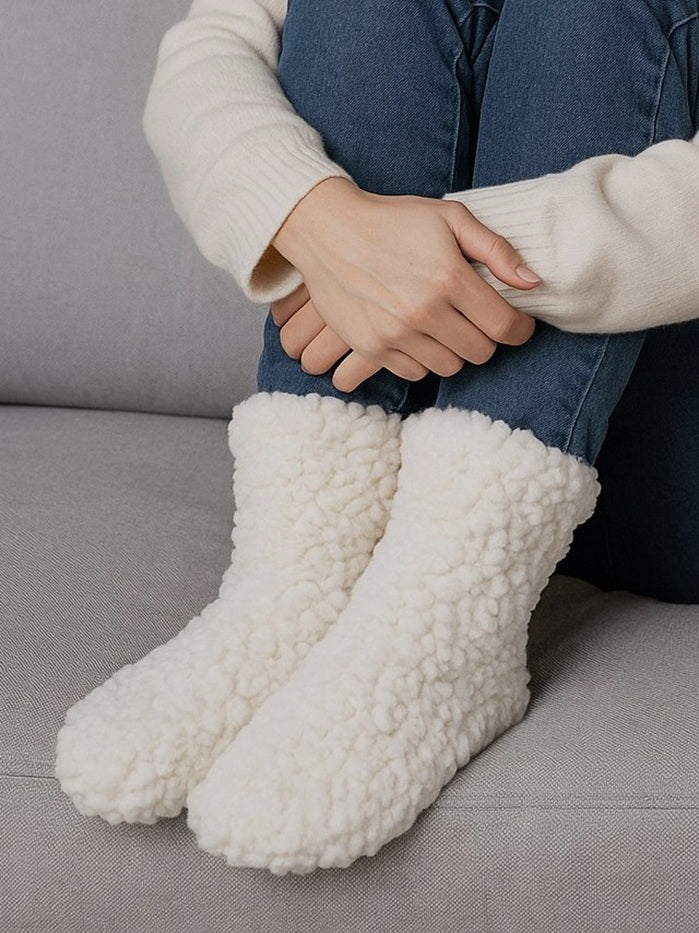 גרב נעל בית פרווה - לבן