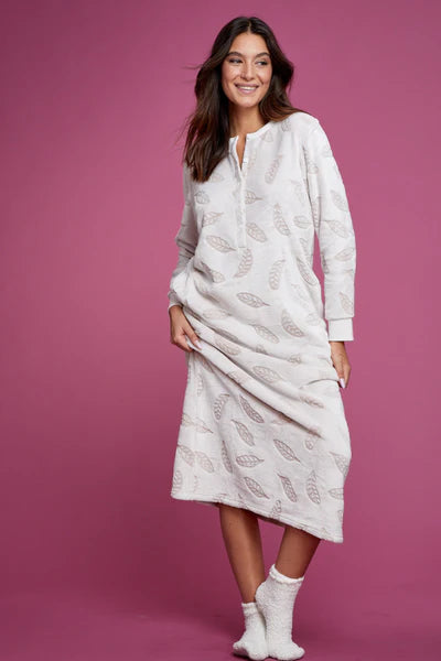 כותונת פלאפי עלים - שמנת