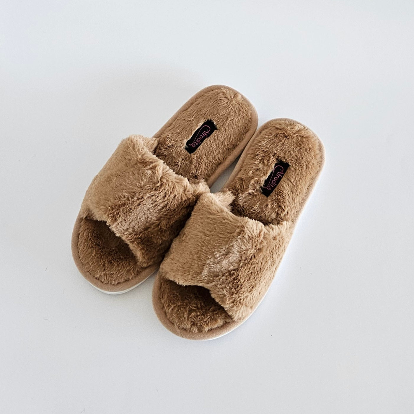 נעלי בית חורף - בז