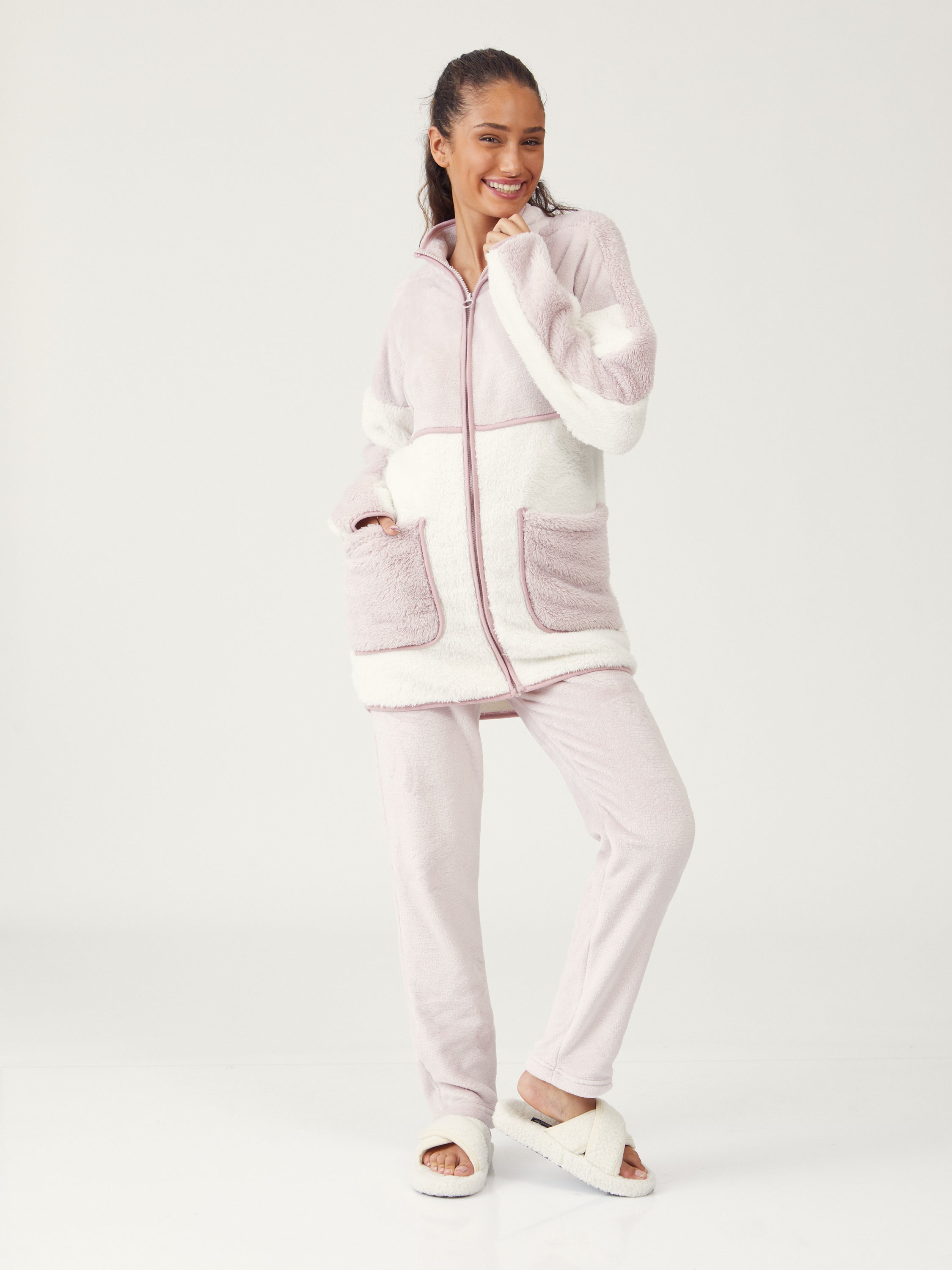 סט פלאפי ריצ'רץ' - ורוד מעושן