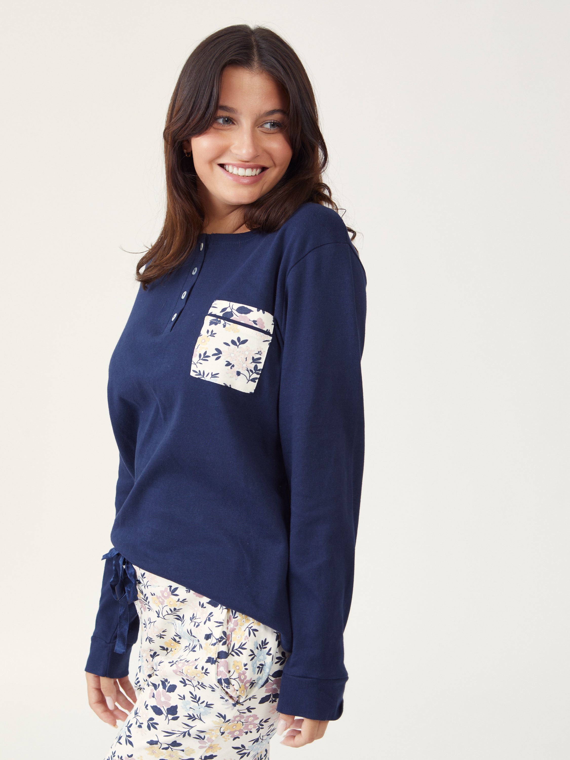 פיג'מת אינטרלוק 100% כותנה