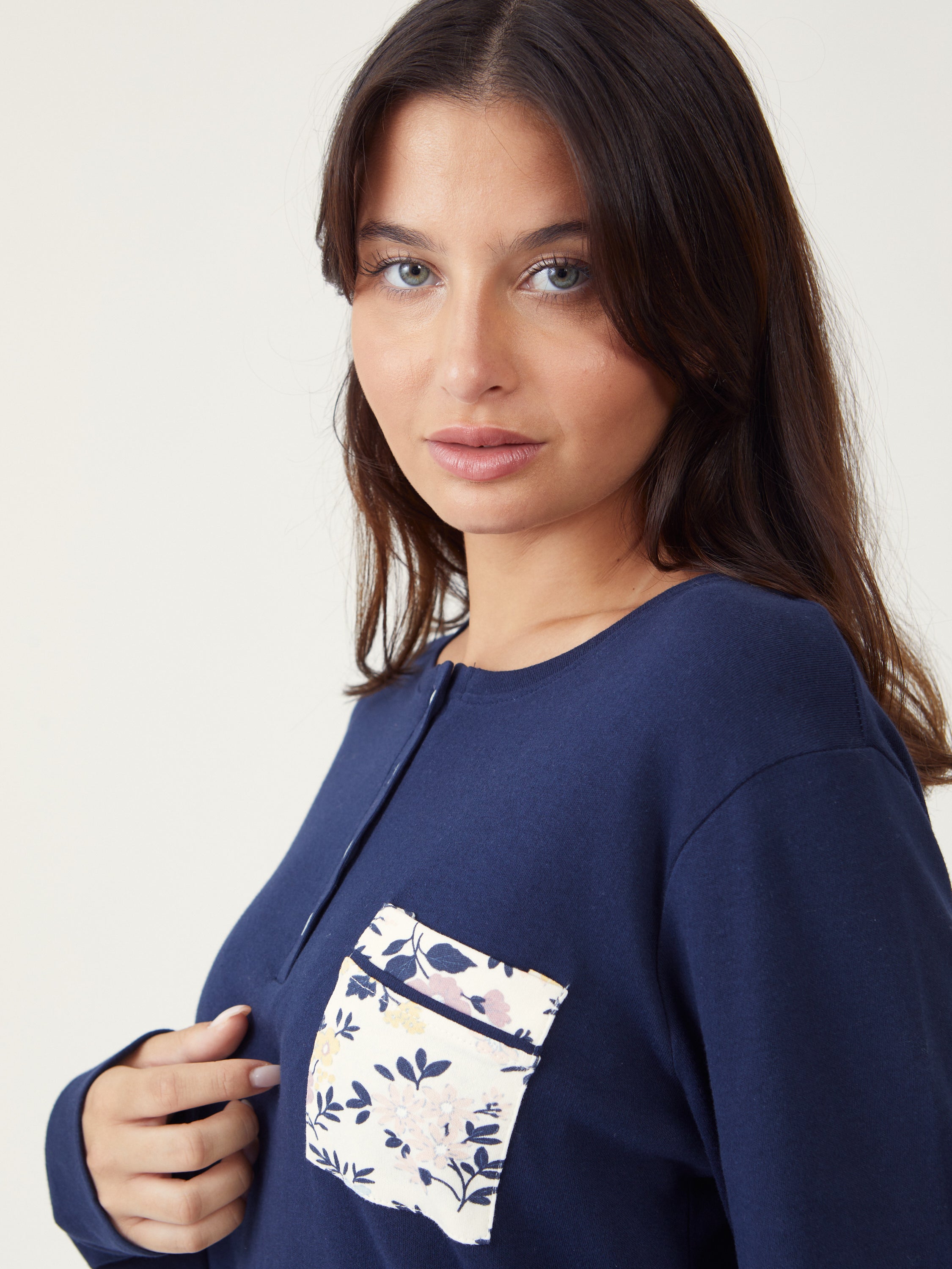 פיג'מת אינטרלוק 100% כותנה