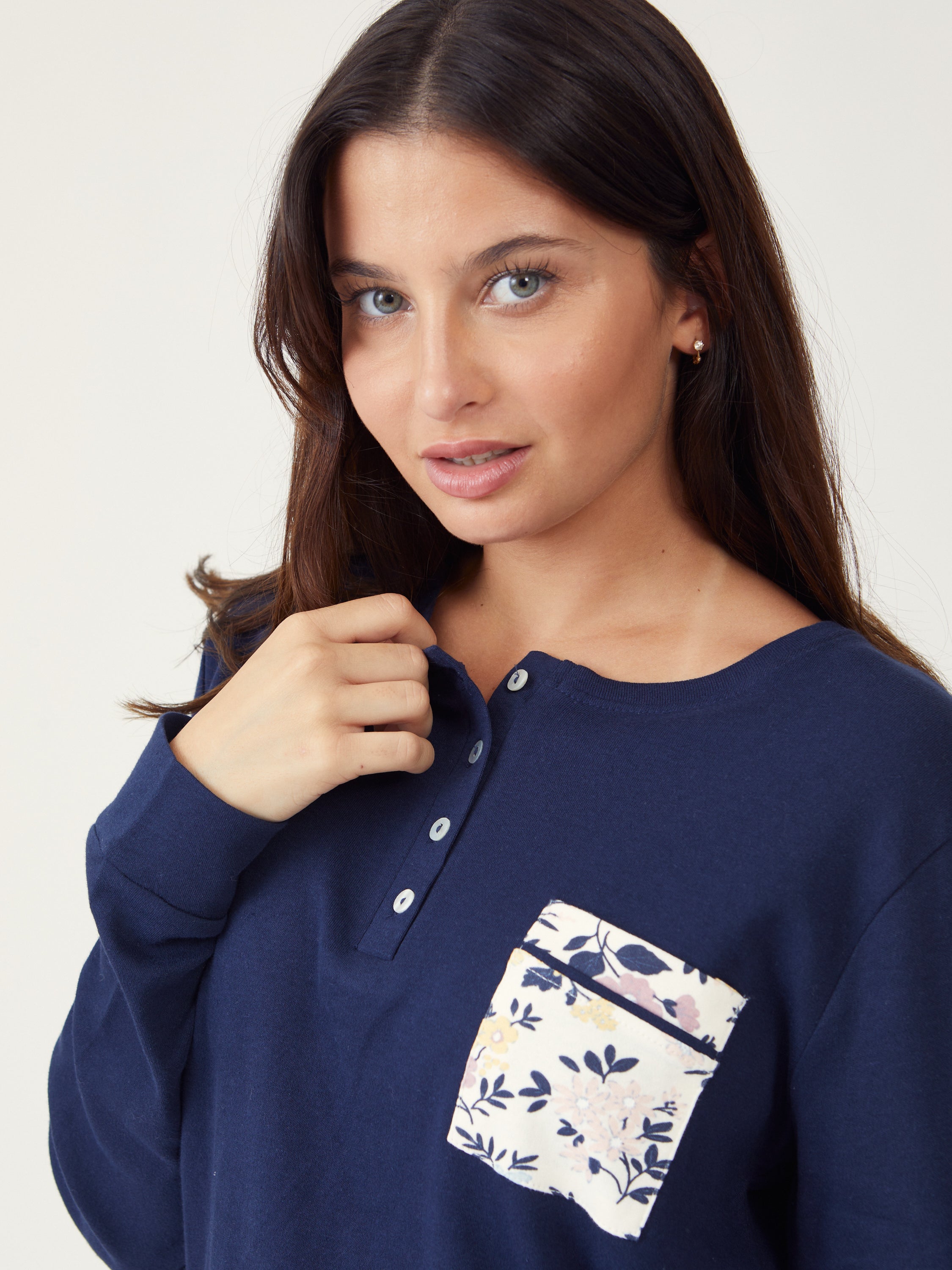 פיג'מת אינטרלוק 100% כותנה