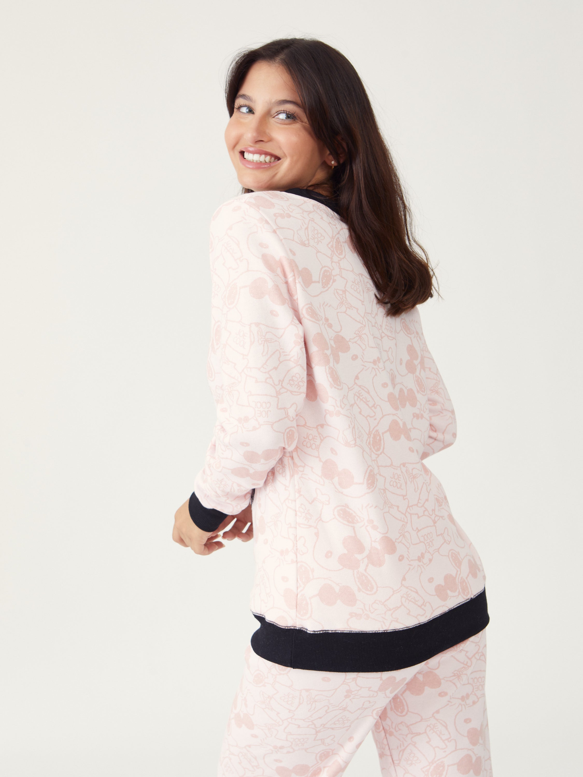 פיג'מת פוטר סנופי - ורוד מעושן